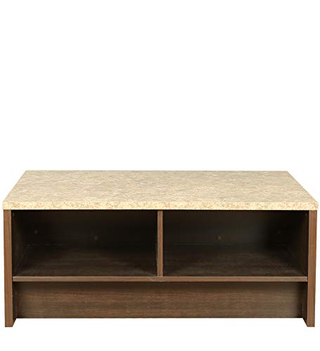Murano Marble Finish Top Center Table in Wenge Colour