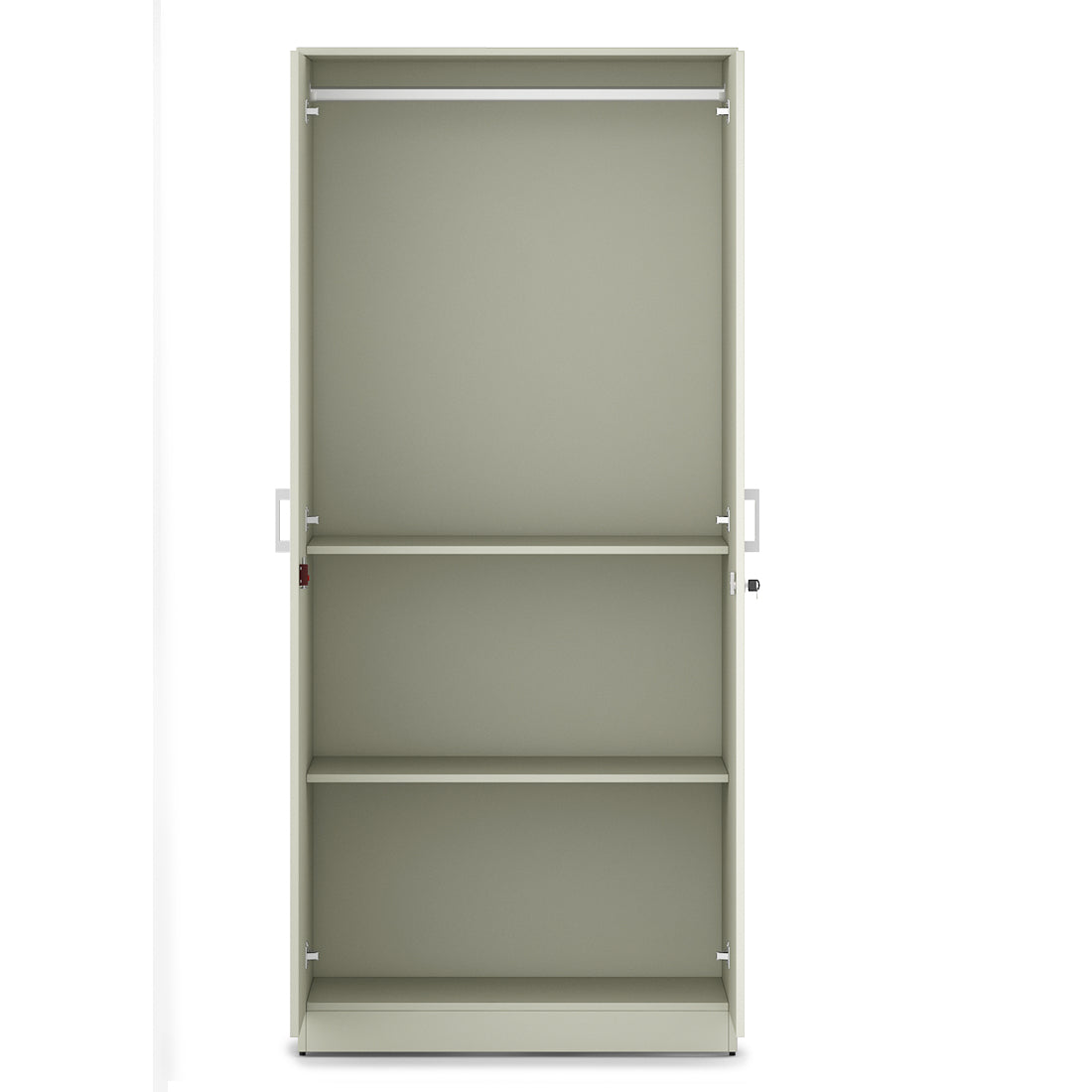Prime Two Door Wardrobe in White Colour