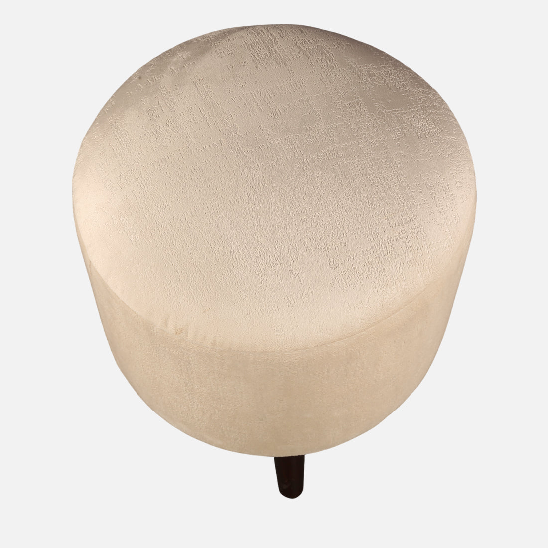Ordhid Fabric Ottomans in Peach Colour