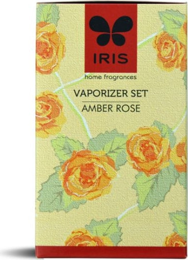 Vapourizer Set Ceramic 5Ml With 2 Tealights in Amber Rose Colour