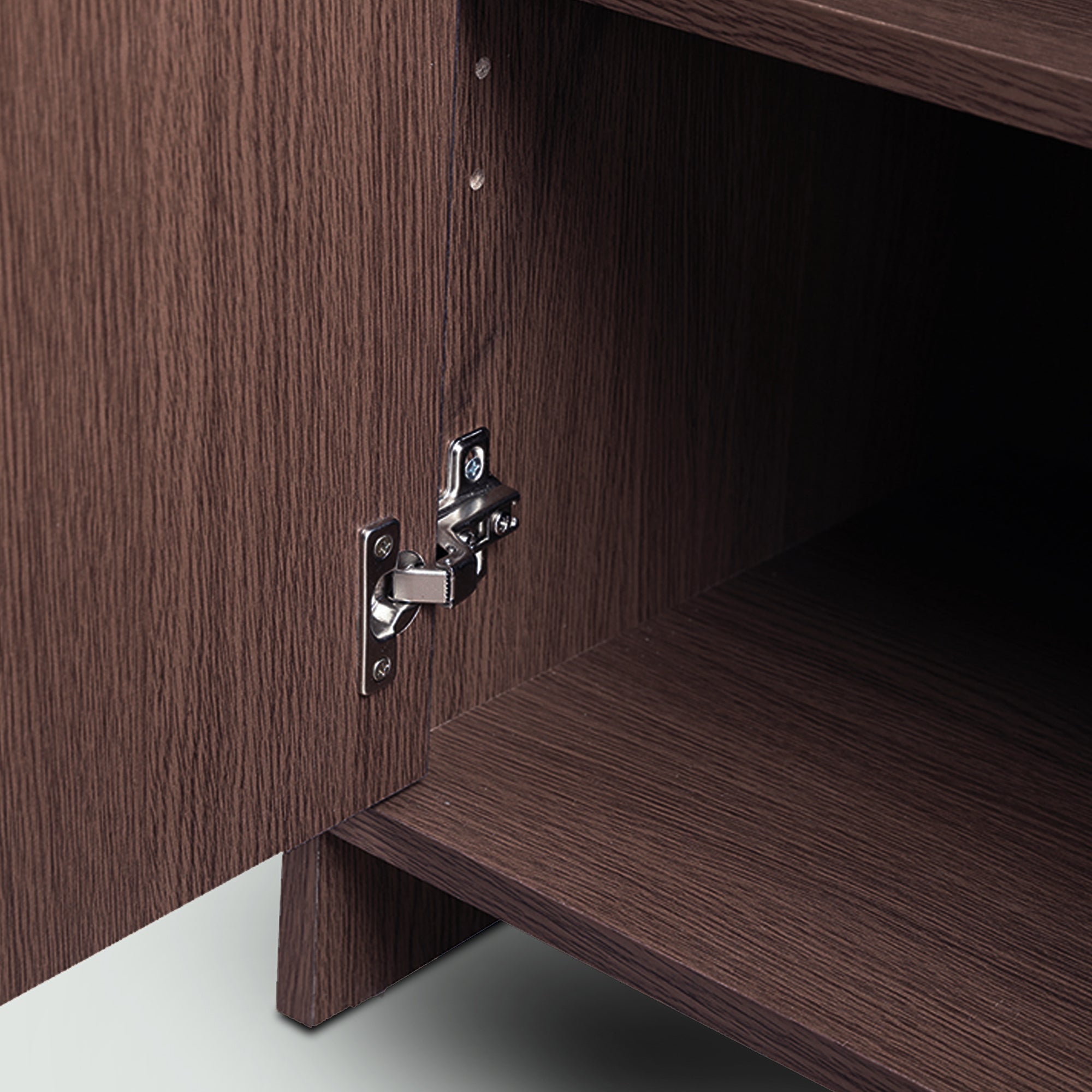 Albert Engineered Wood 3 Door Cabinet in Oak Colour