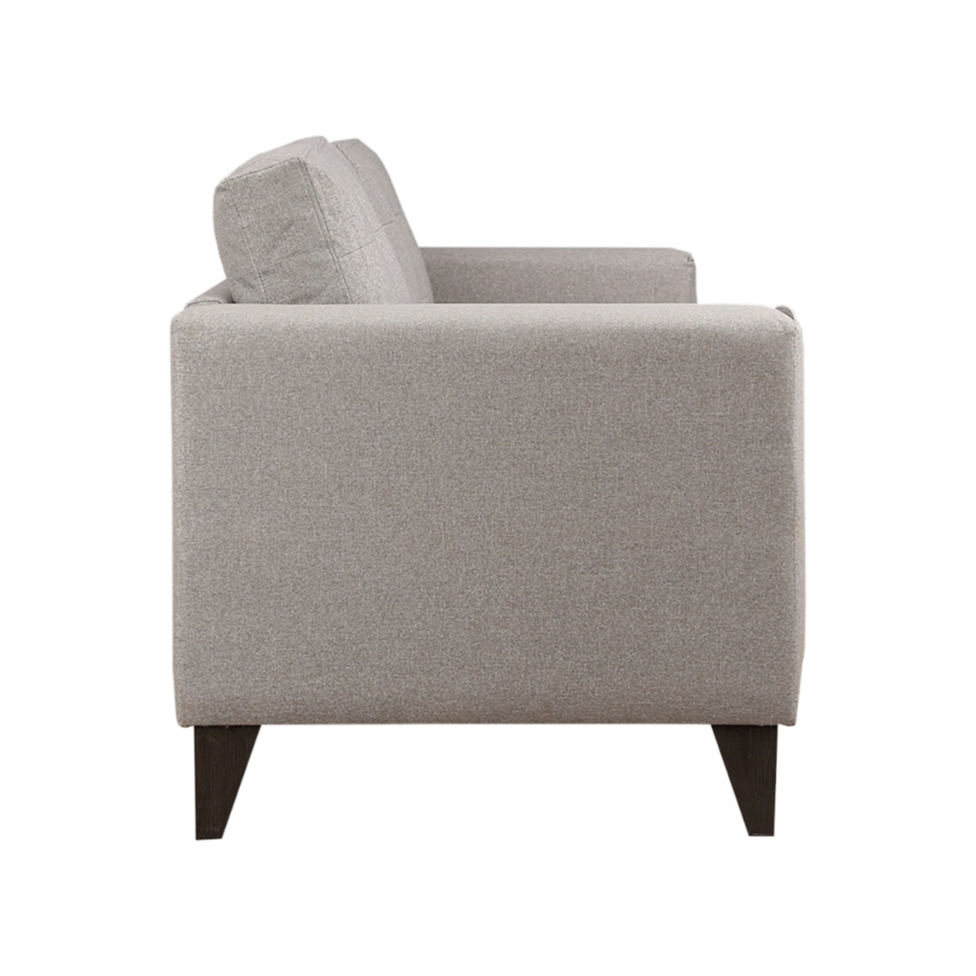 Garcia Fabric 3 Seater Sofa in Grey Colour