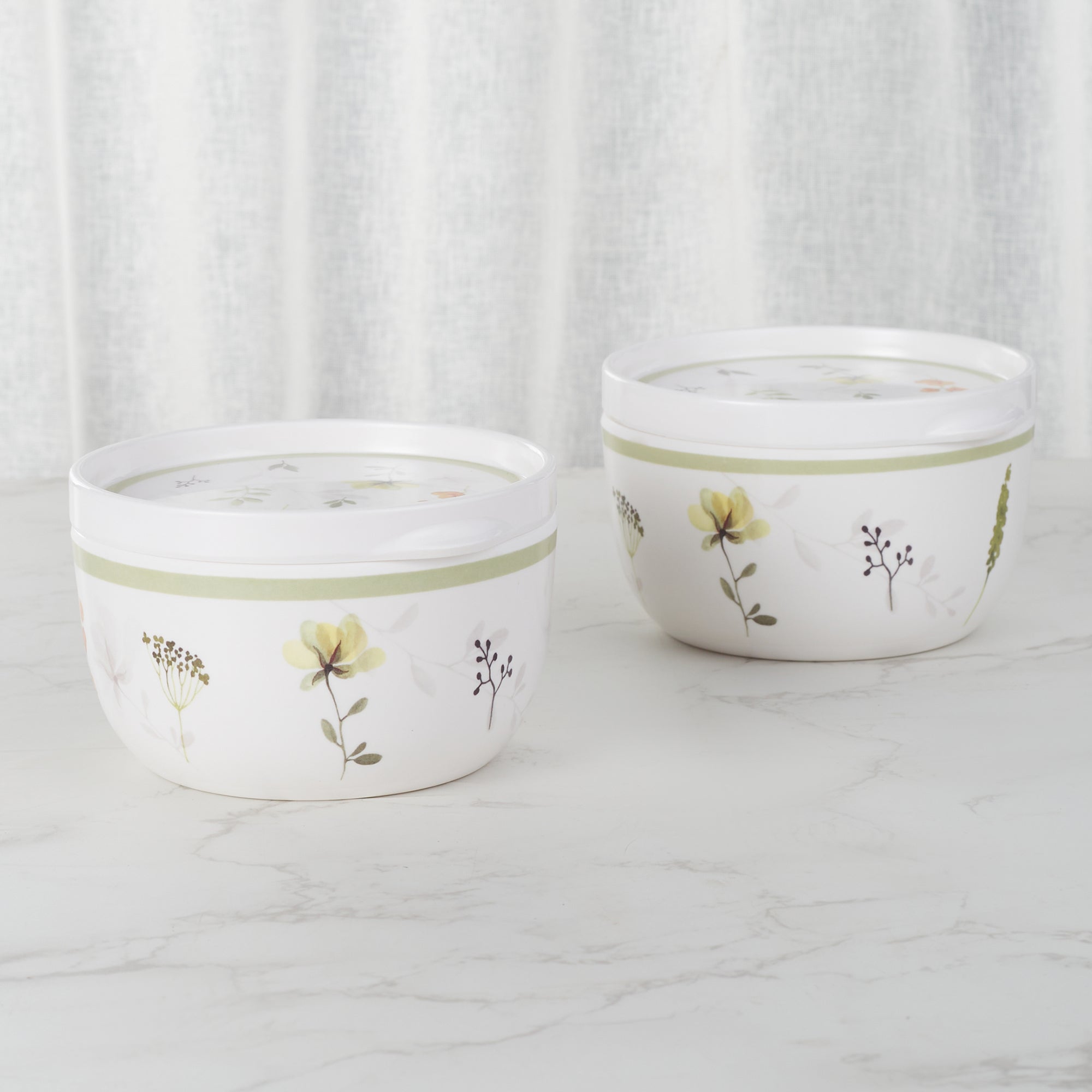 Springfield Melamine AirTight Jar Set Of 2 in Multi Colour