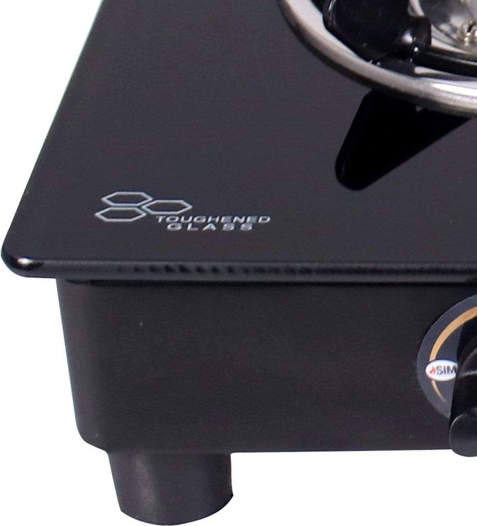 Acura Toughened Glass Cooktop 4 Burner in Black Colour