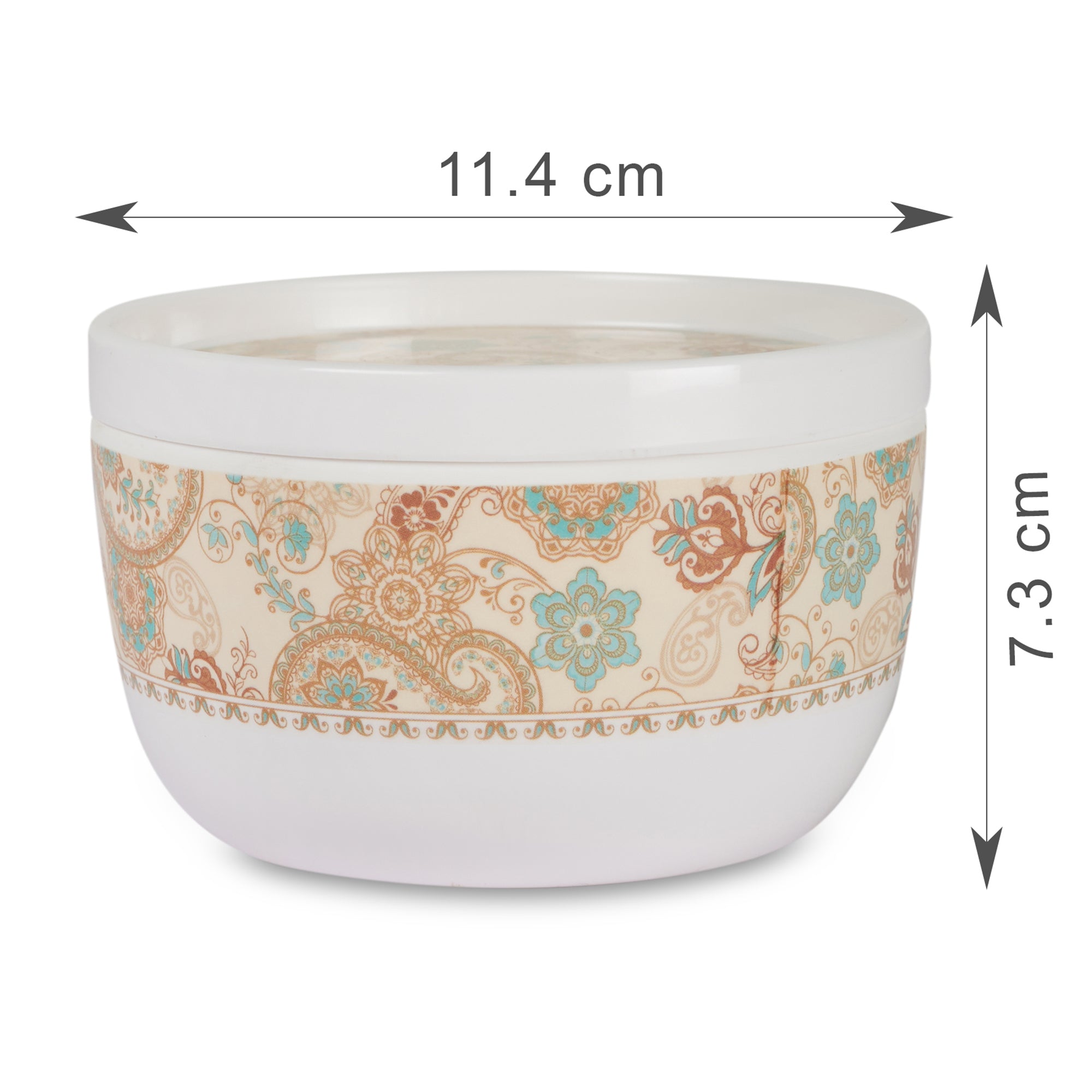 Badami Melamine AirTight Jar Set Of 2 in Multi Colour