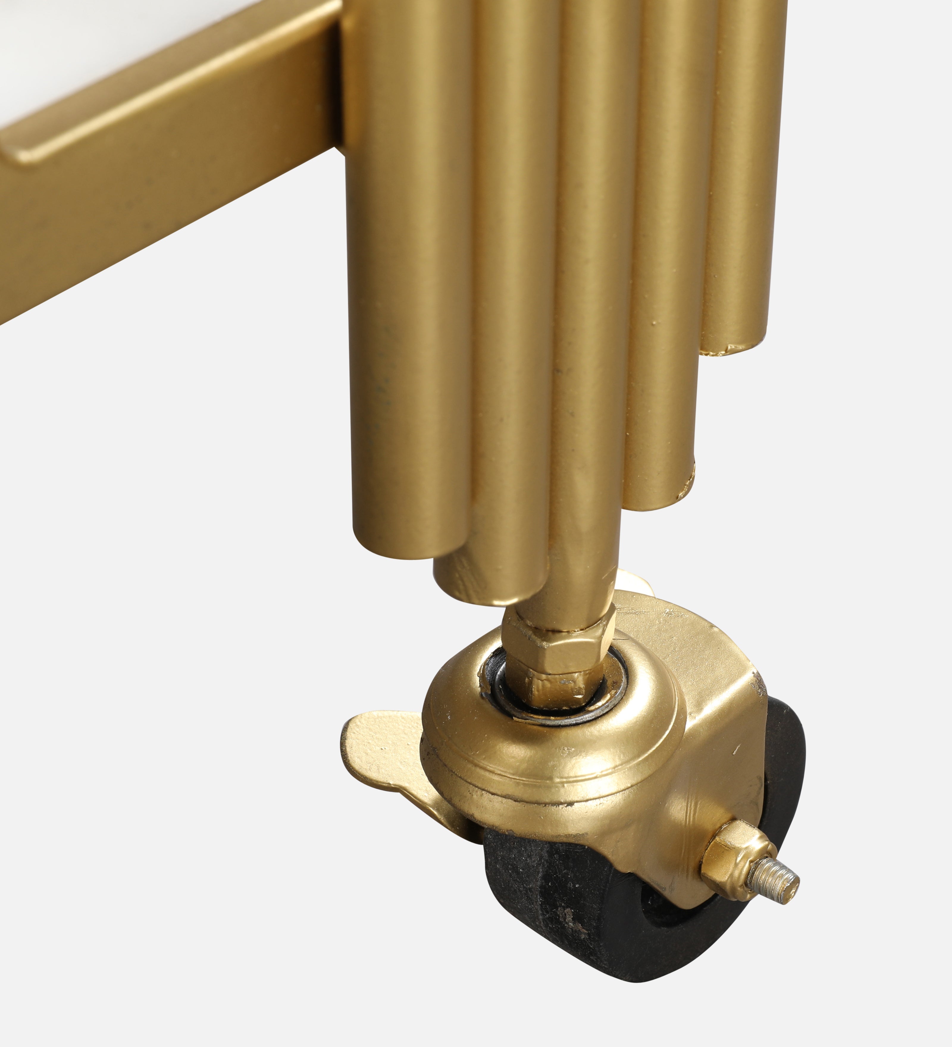 Giove Metal Serving Trolleys in Gold Colour