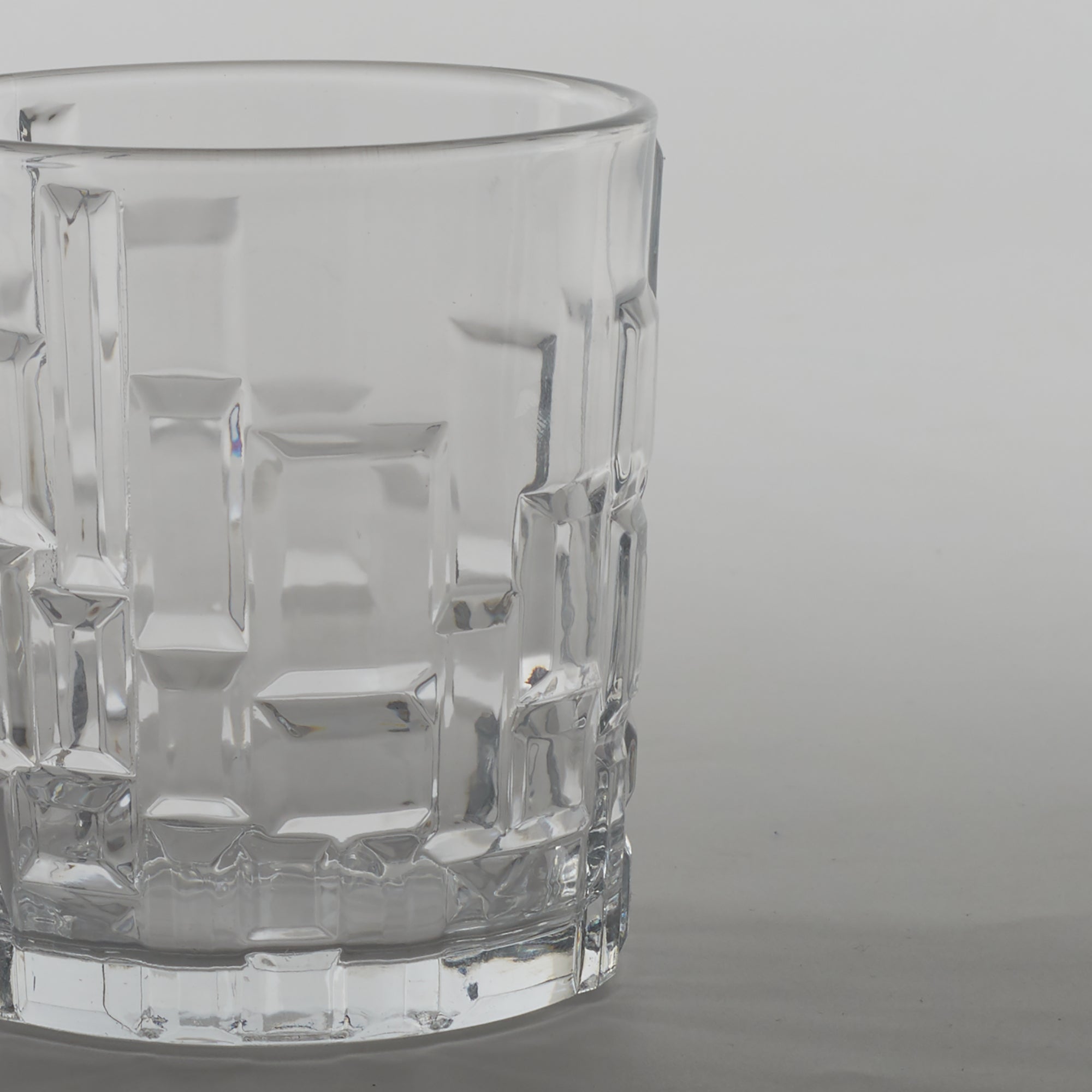 Cairo Glass Whisky Glass Set of 6 in Transparent Colour