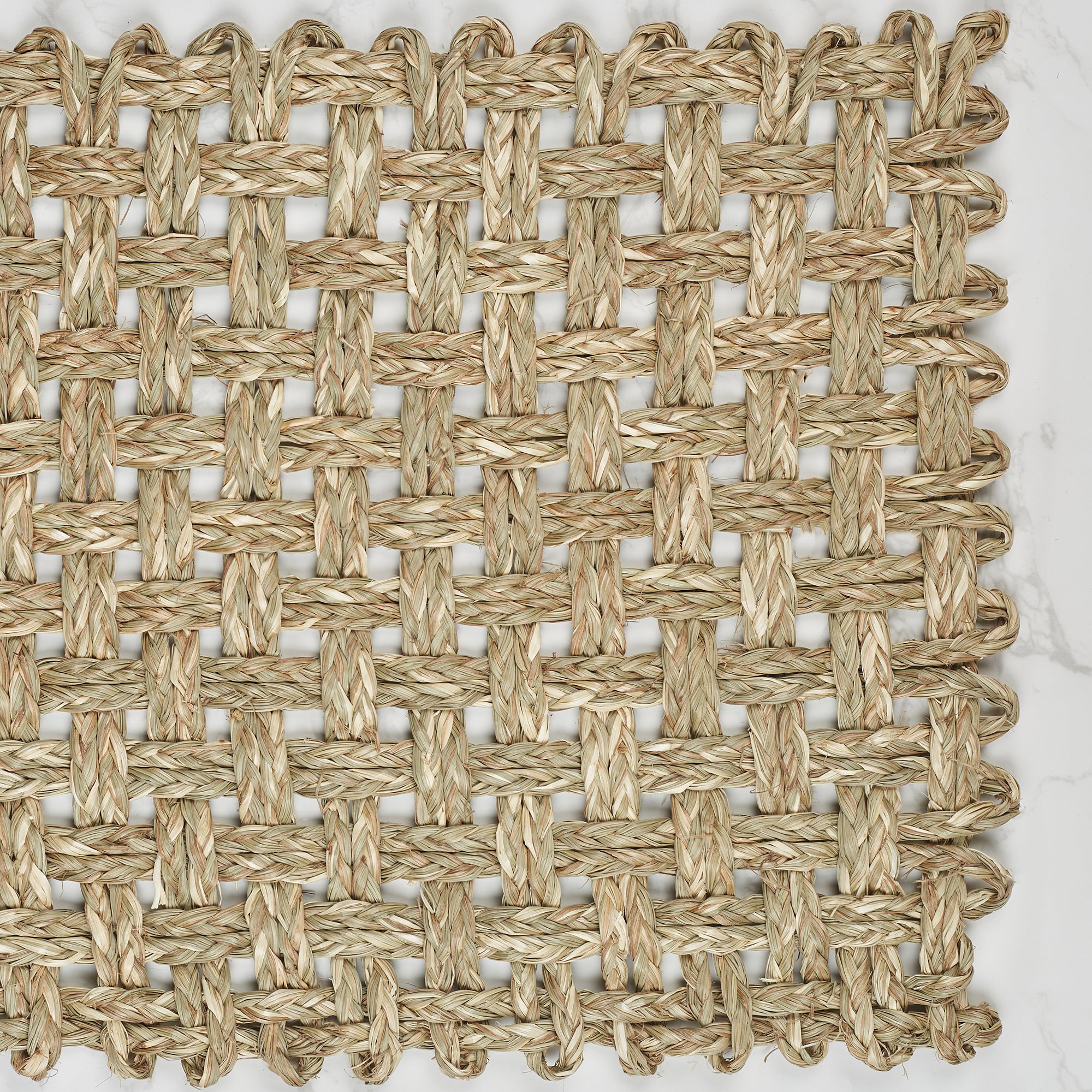 Ebony Handmade Seagrass Placemat 30x45 Cm in Natural Colour