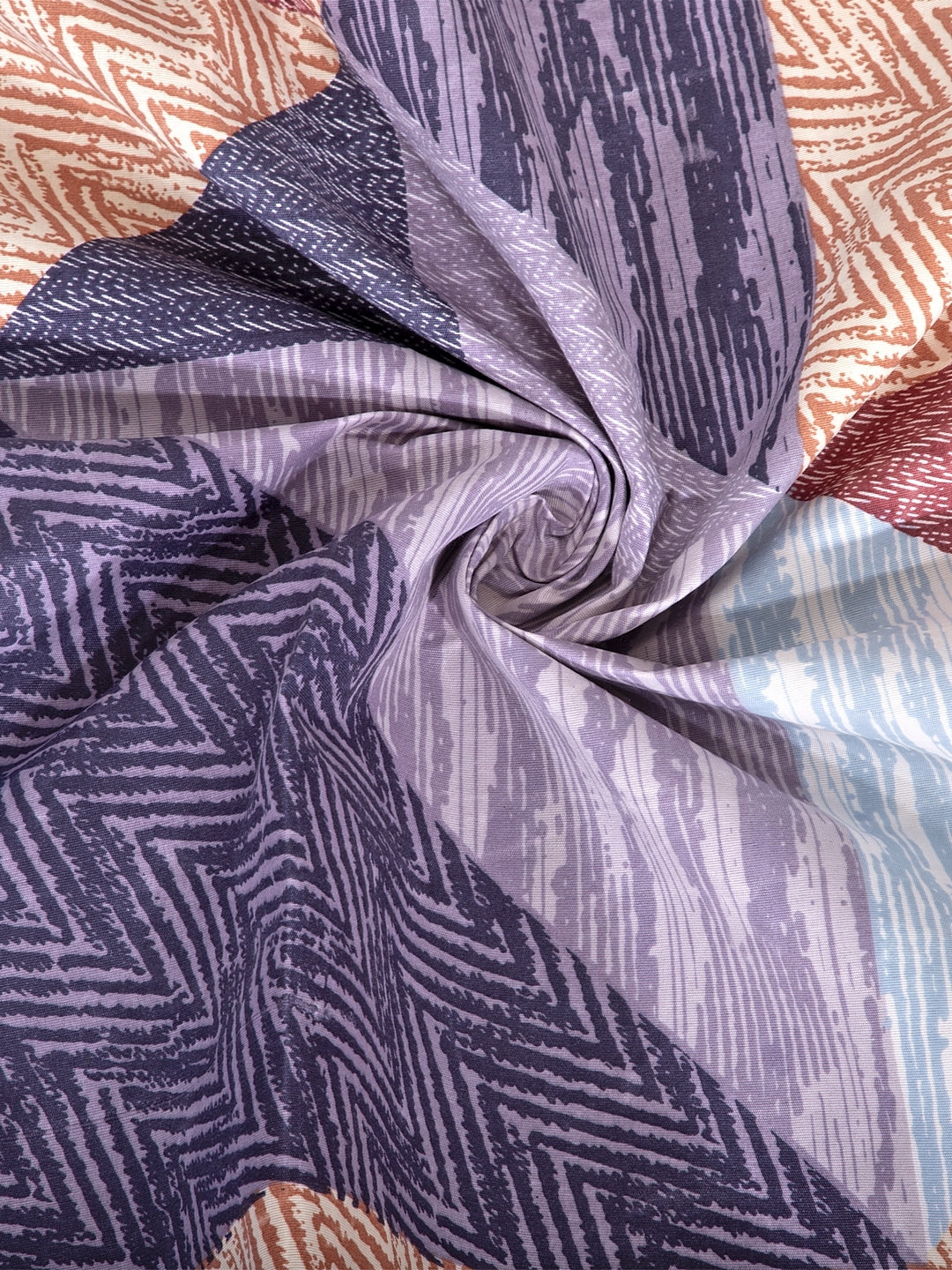 Carnival Double Bedsheet 220 x 230 CM in Blue Multi Colour