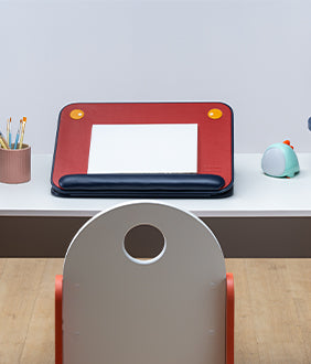 Skyline Study Desk in Rainy Grey Colour