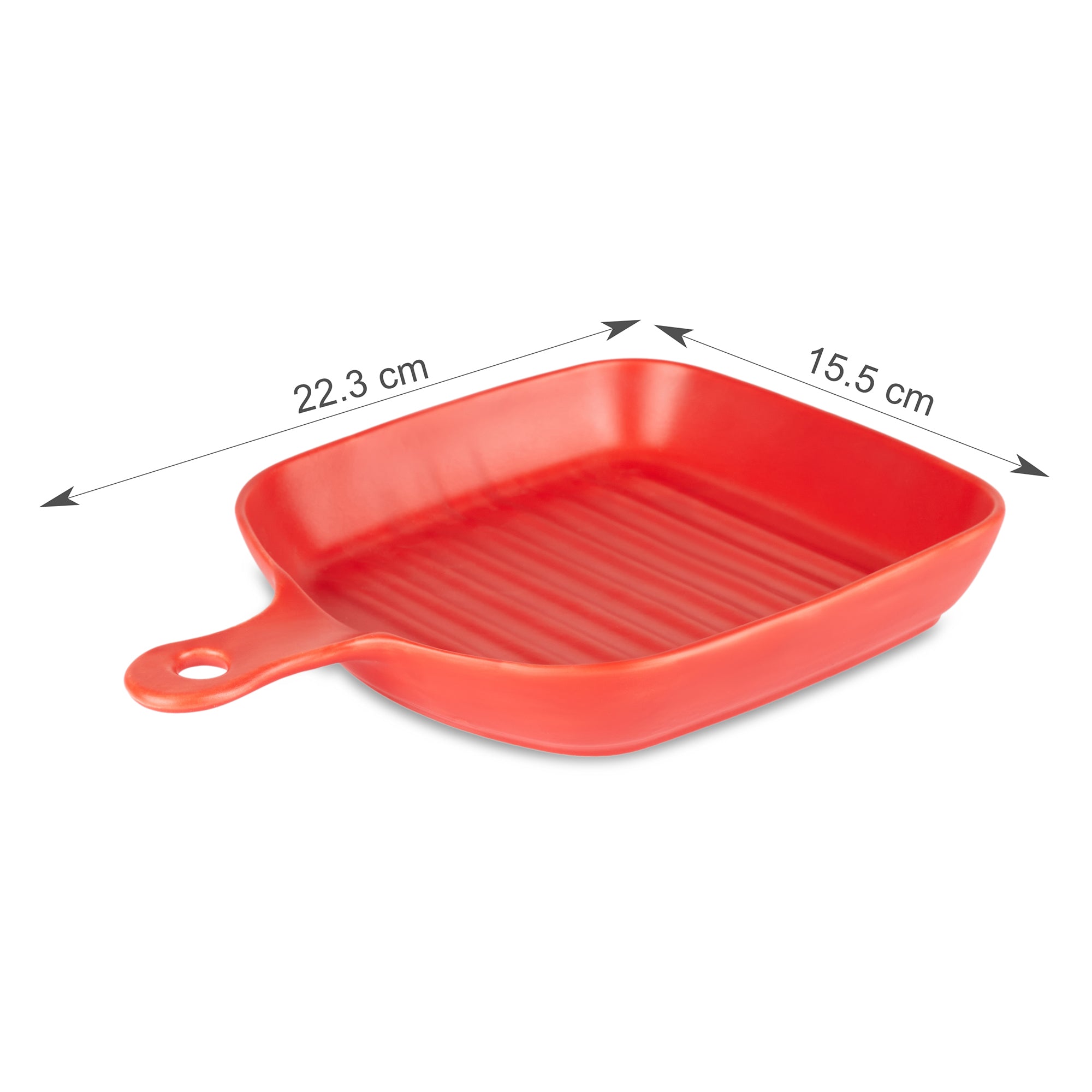 Ace Ceramic Square Serving Platter in Assorted Colour