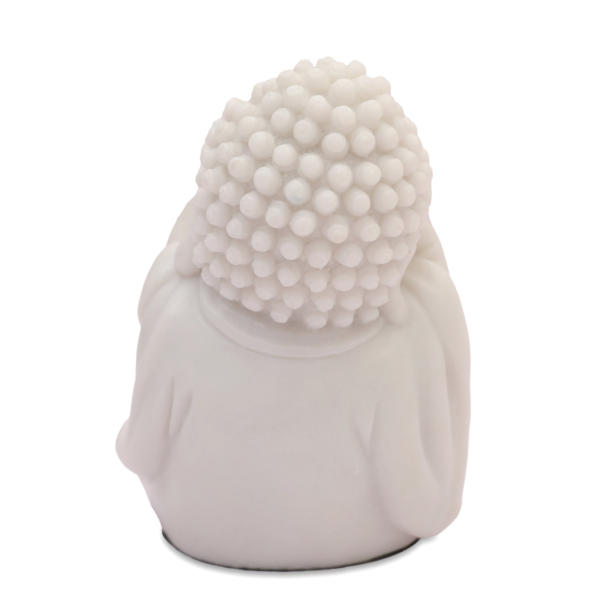 NAQSH SET OF 3PIECE MONK, POLYRESIN HAND FINISHED FIGURINE WHITE BY LIVNG ESSENCE