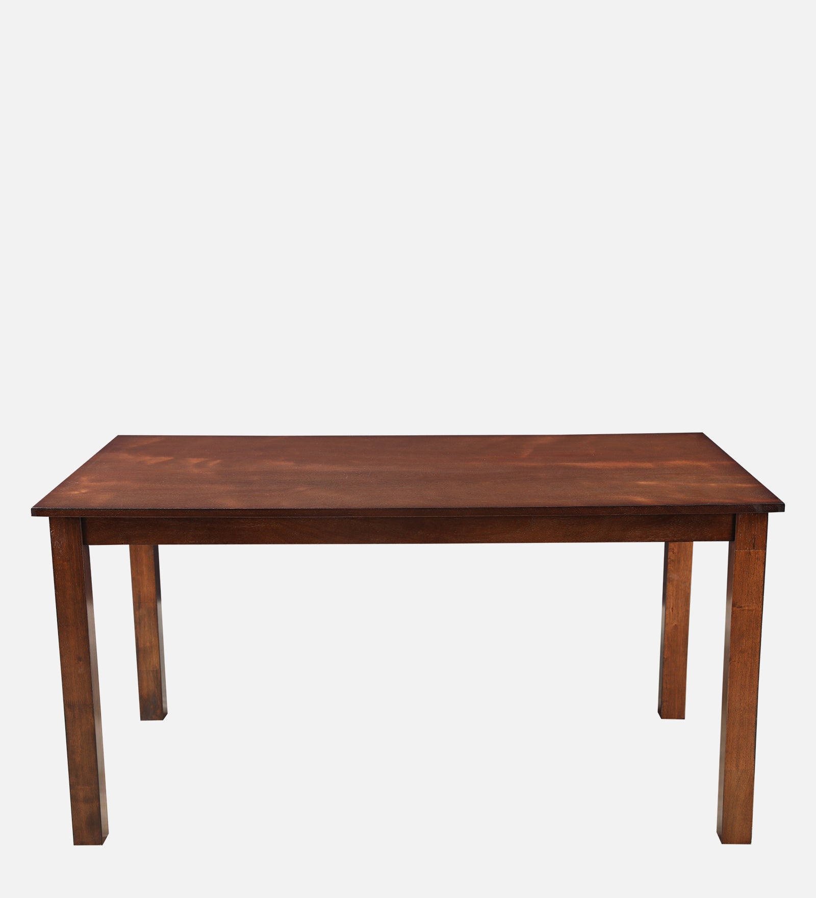 Aravali Rubberwood Six Seater Dining Set With Bench in Antique Cherry Colour