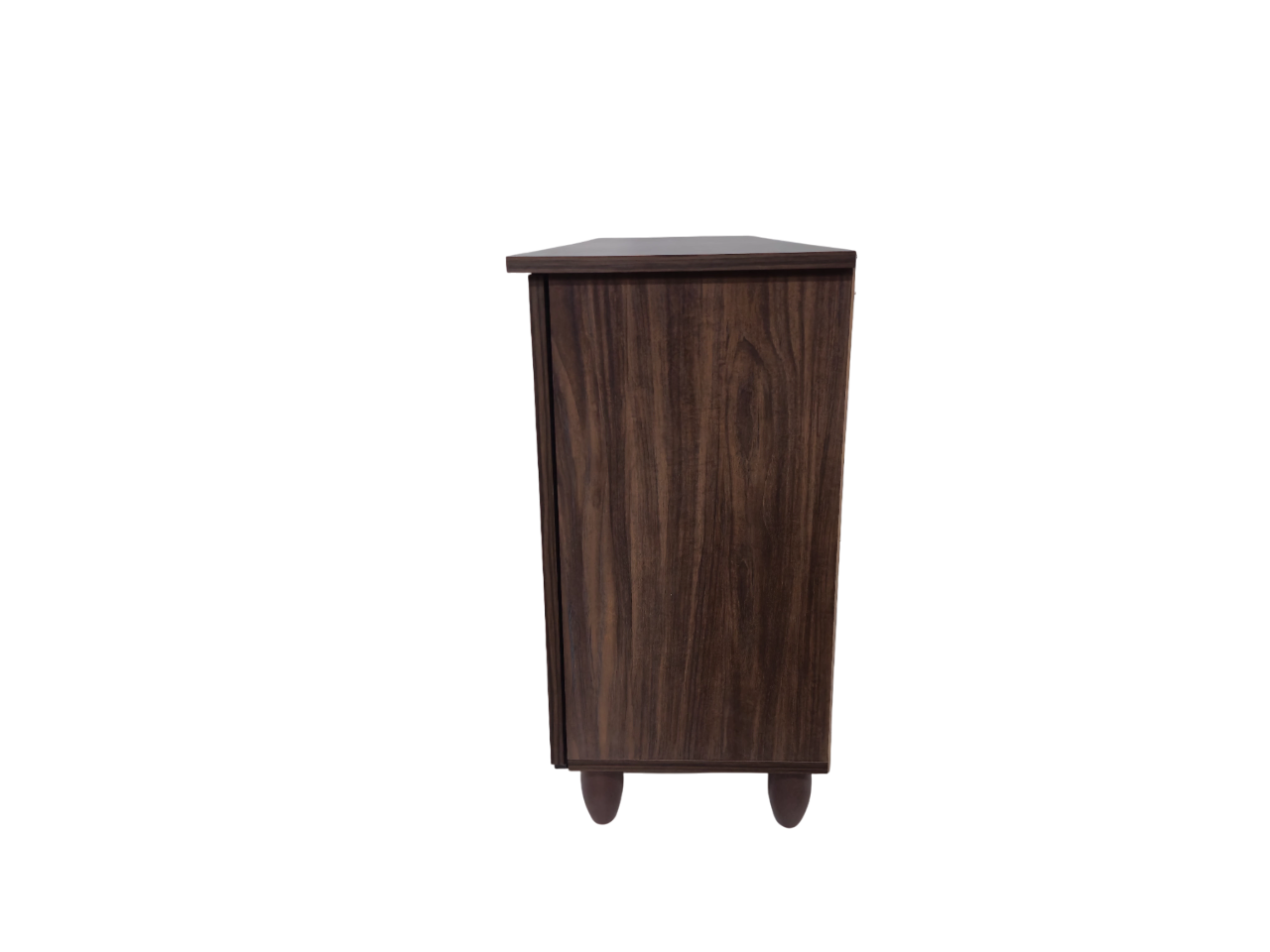 Neste 3 Door Shoe Rack in Walnut Colour