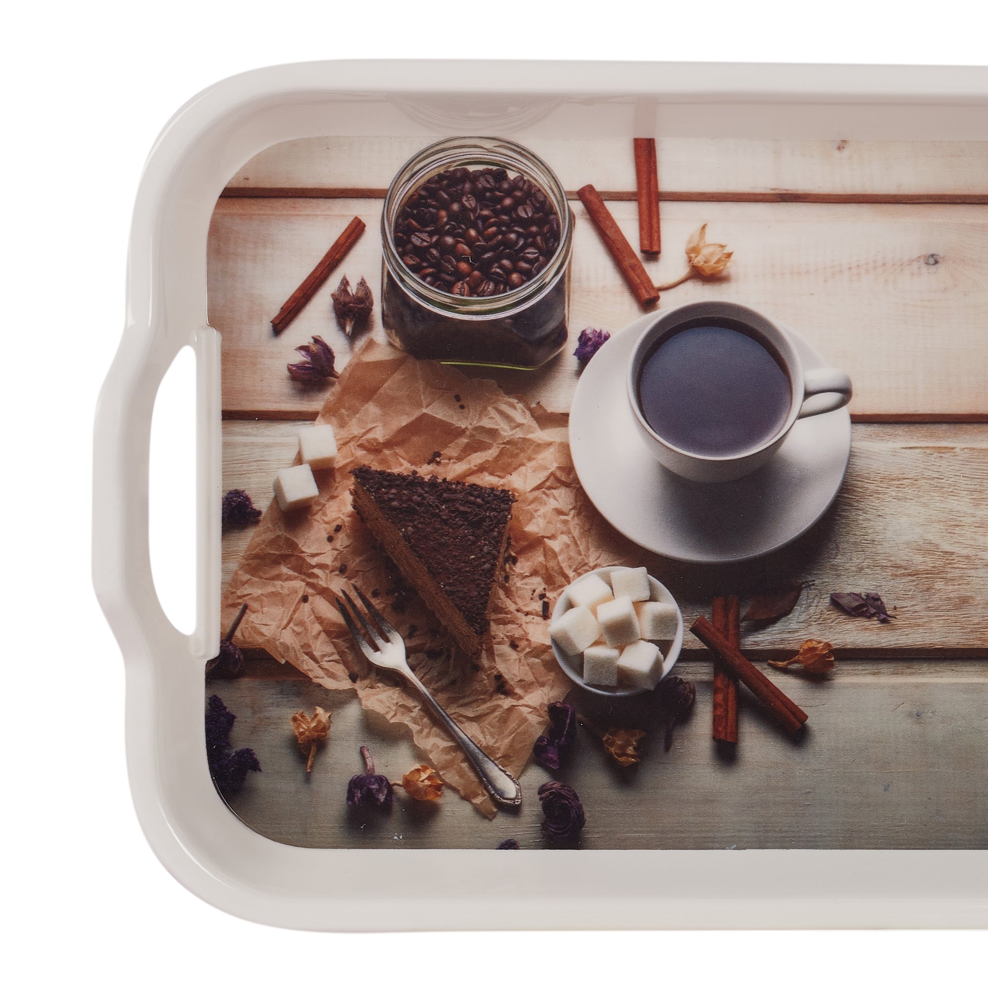 Handy Melamine Tray Set of 3 in Multi Colour