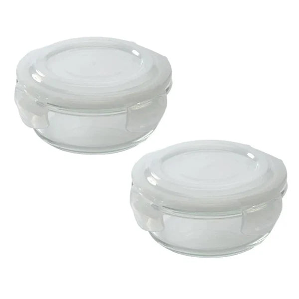 Borosil Daisy Lunch Box Set Of 4