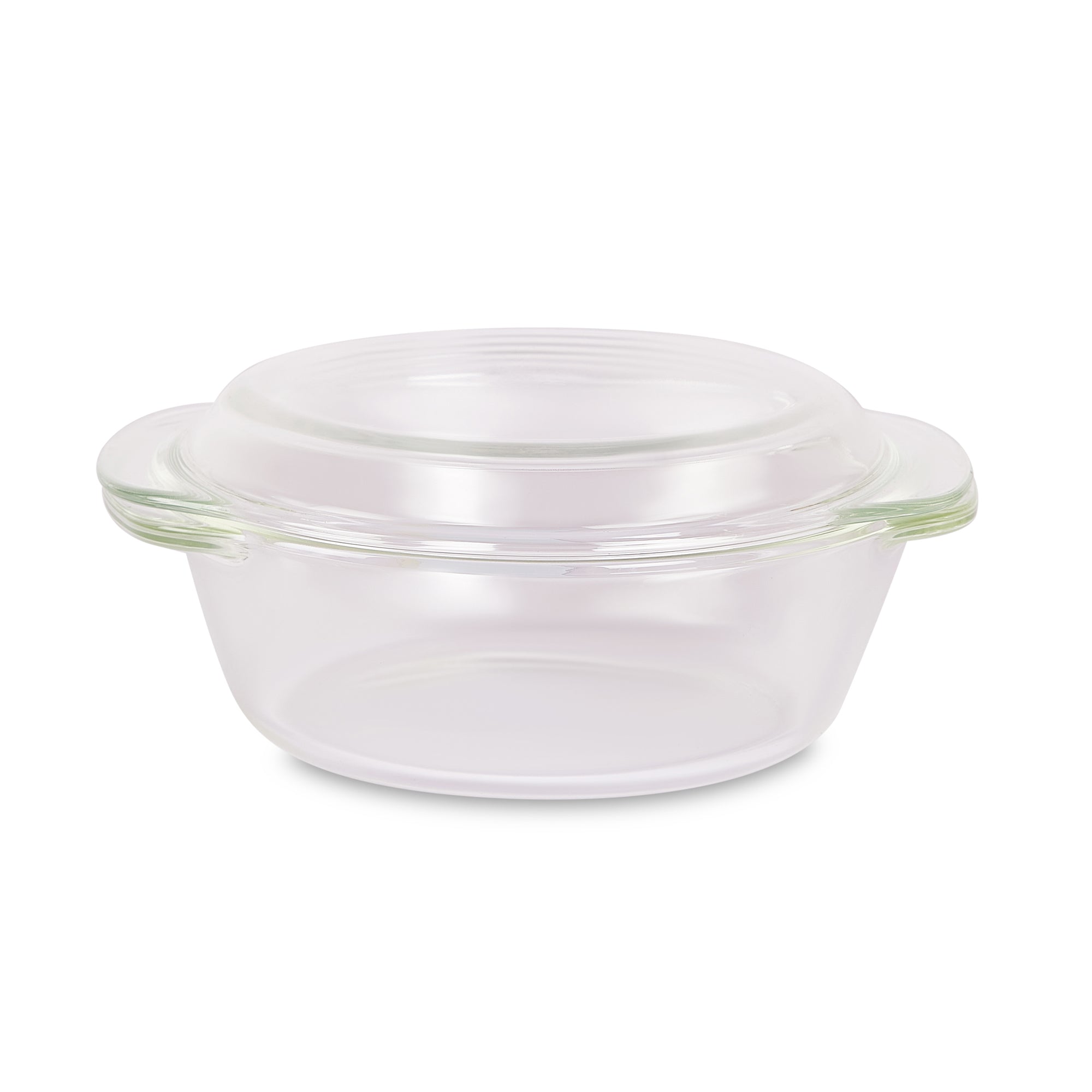 Fiesta Borosilicate Glass Casserole Set of 4 in Clear Colour