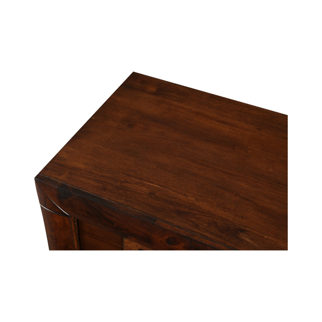 Casablanca Solidwood Night Stand in Walnut Colour