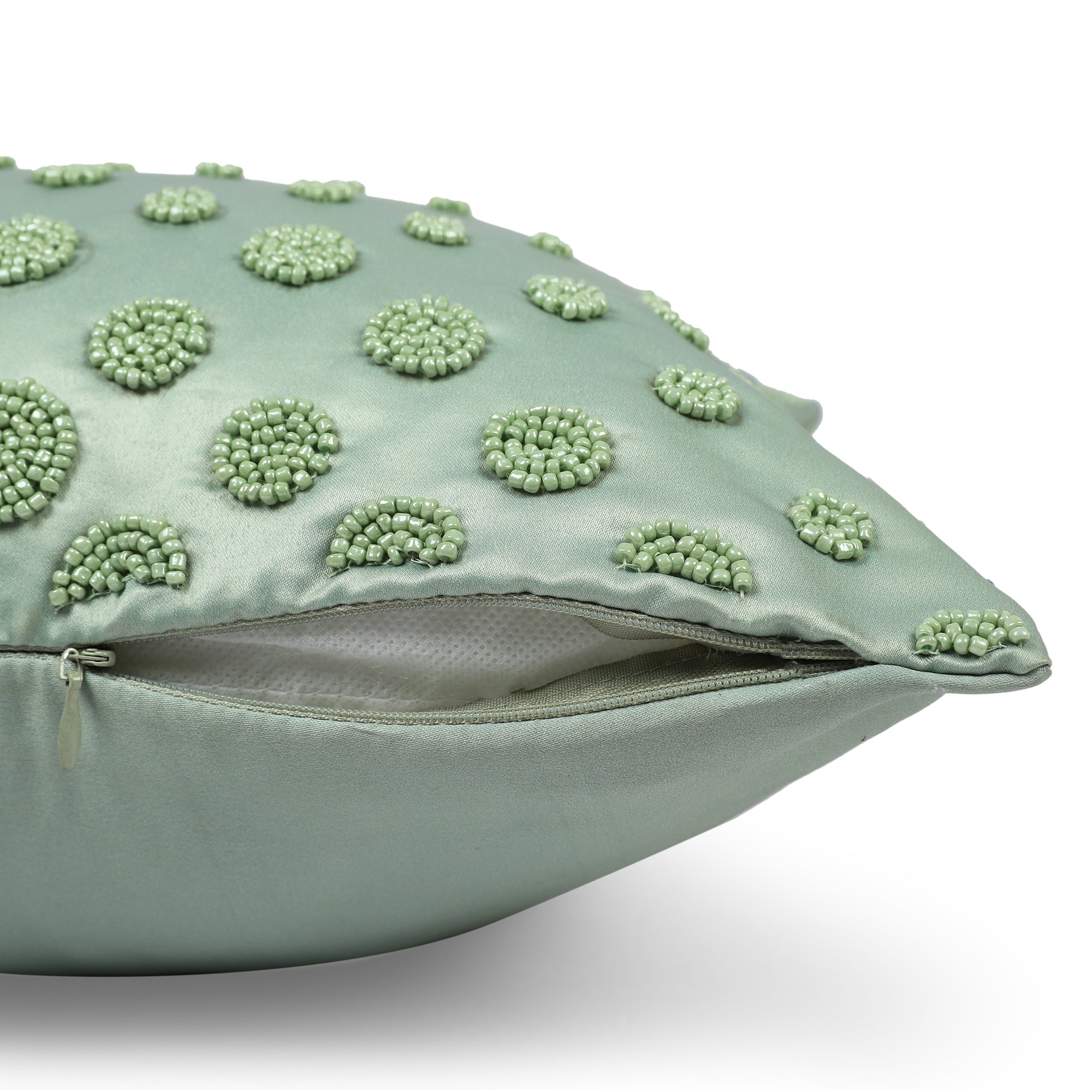Swarna Cushion Cover Sage, 40x40cm