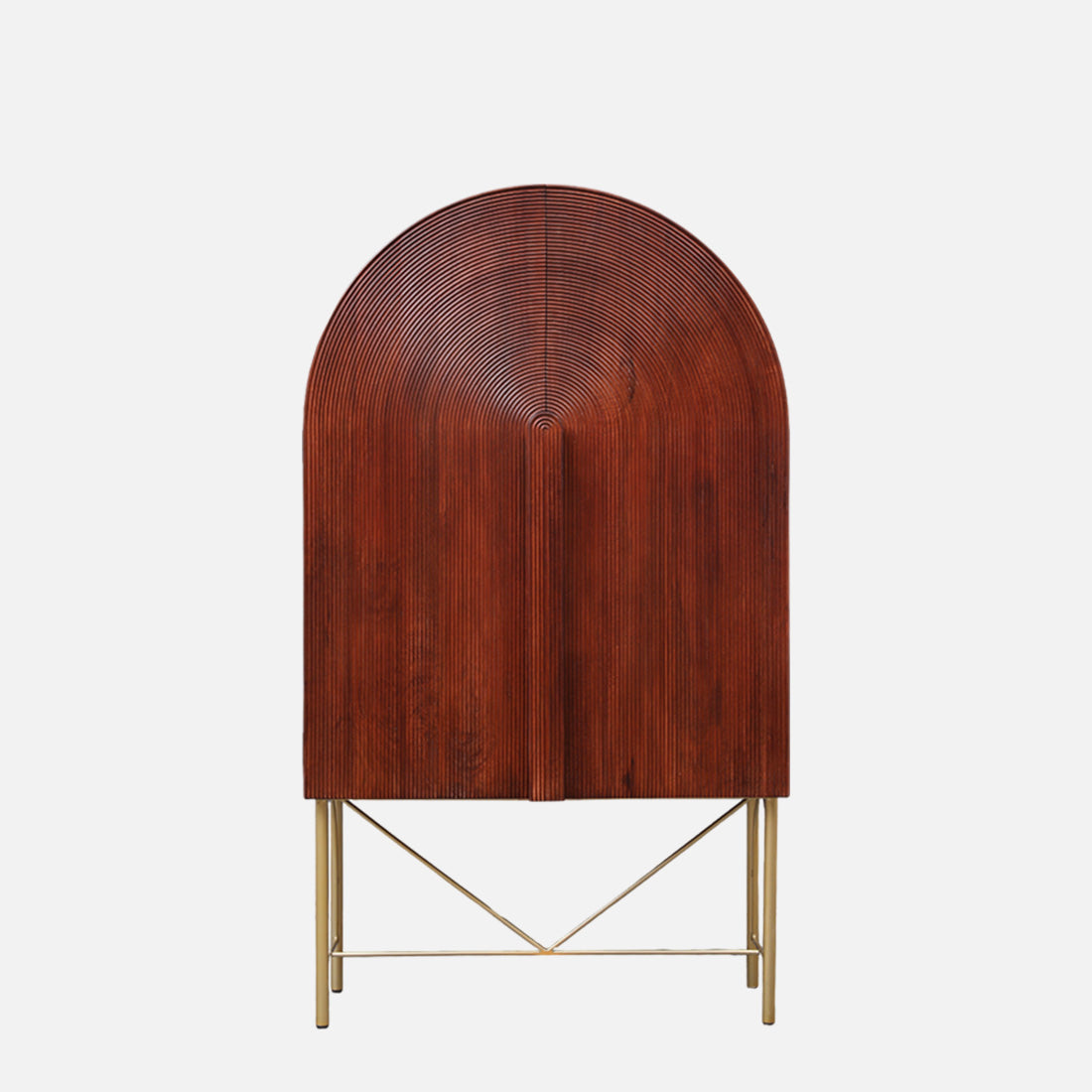 Cressida Solidwood Bar Unit in Walnut Colour