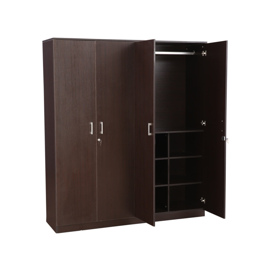 Prime 4 door wardrobe in Wenge Colour