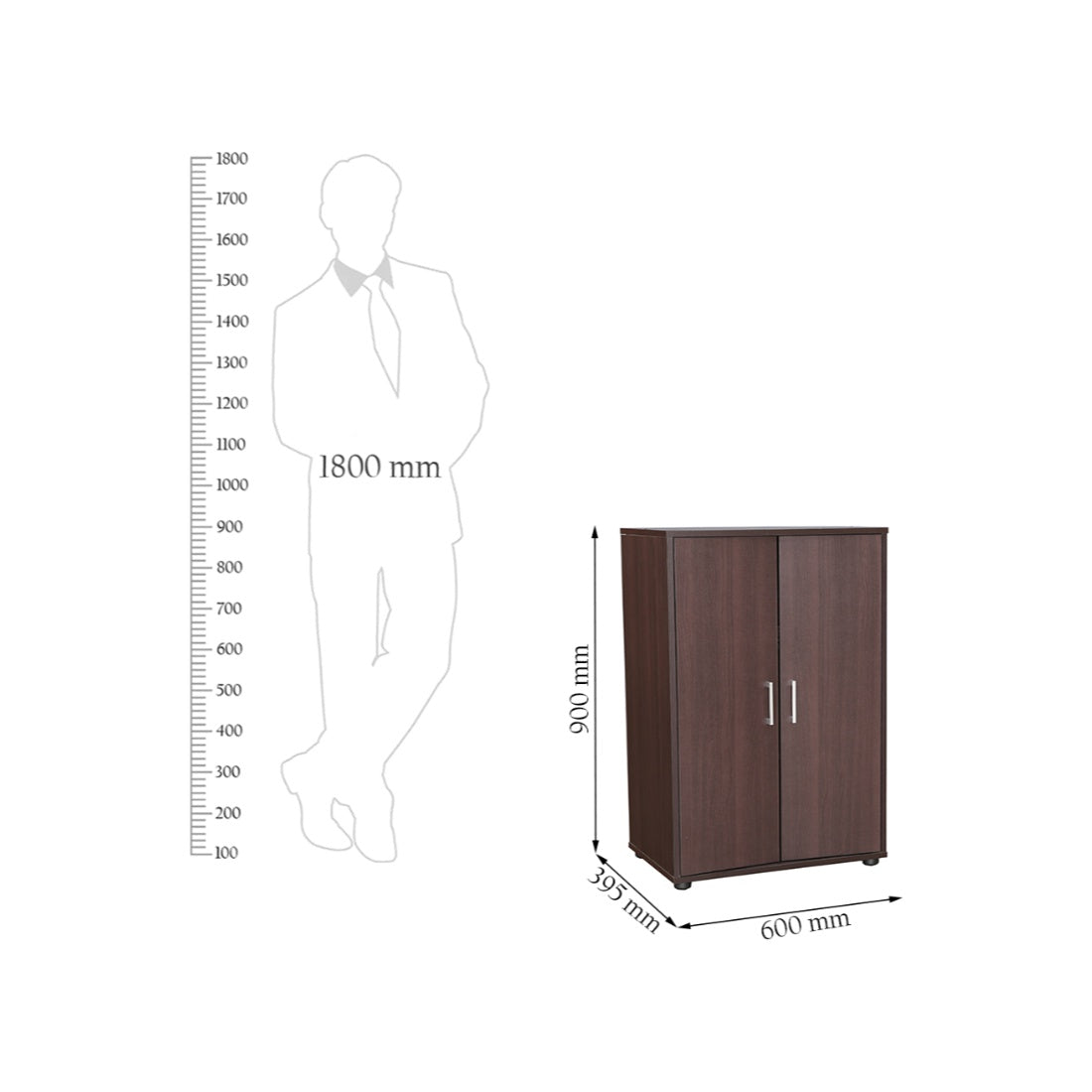 Henley Engineered Wood Multipurpose Cabinet in Beech Colour