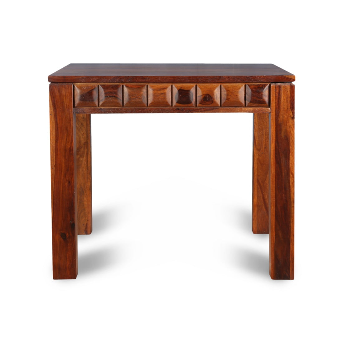 Woodrow Sheesham Wood(Rosewood) 4 Seater Dining Set in Honey Colour