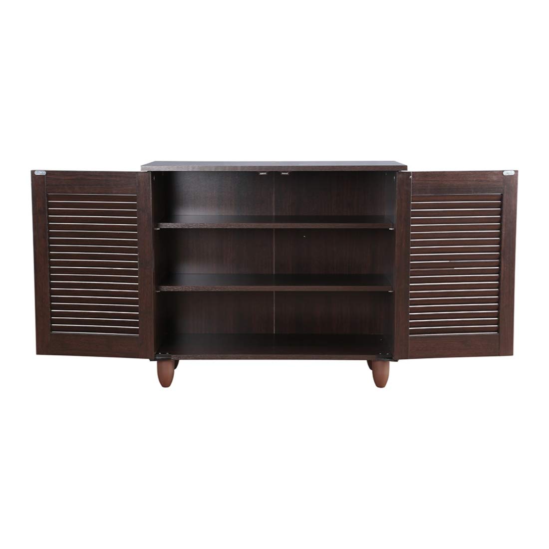 Kaira Engineered Wood Shoe Rack in Wenge Colour