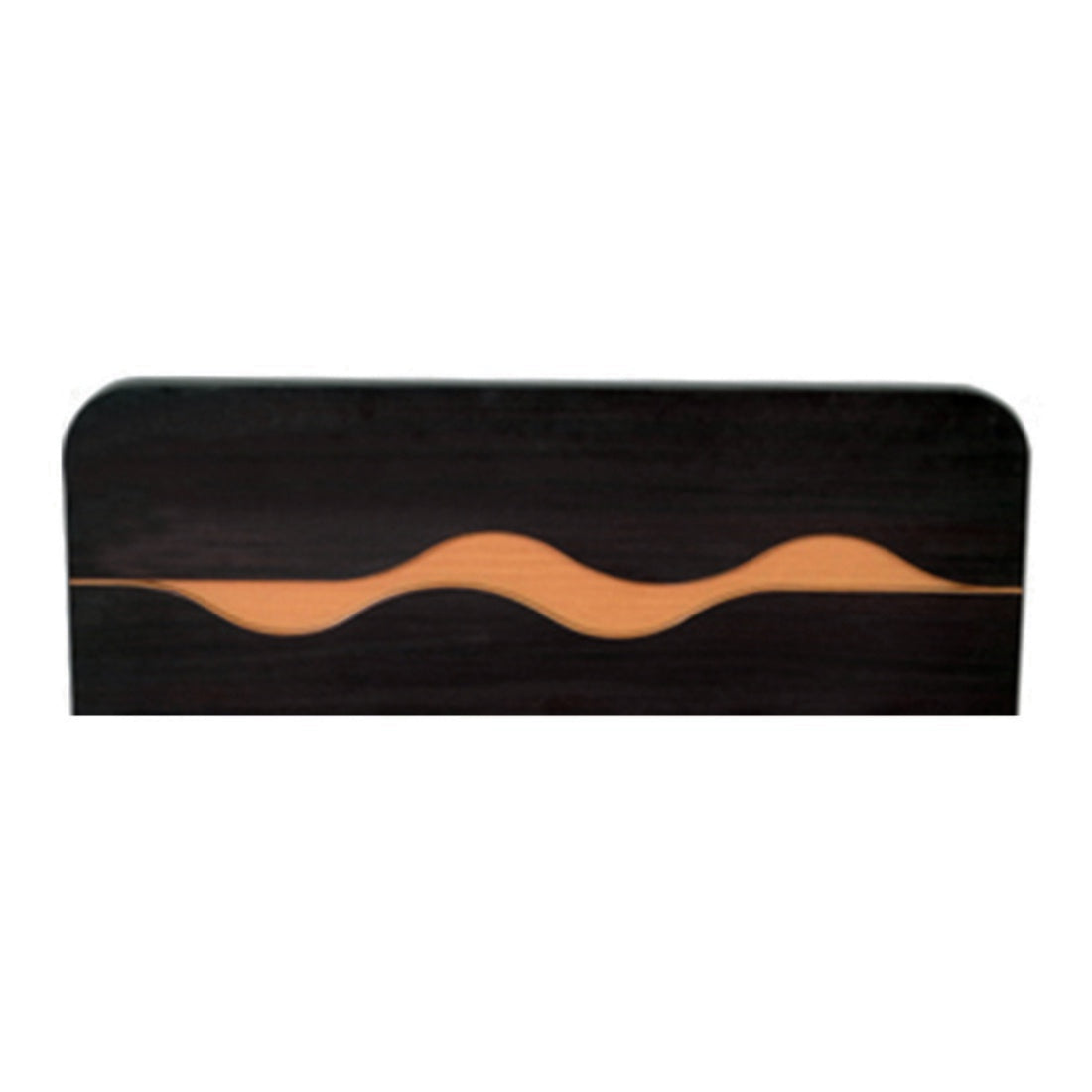Swirl Single Bed with Box storage in Wenge Colour