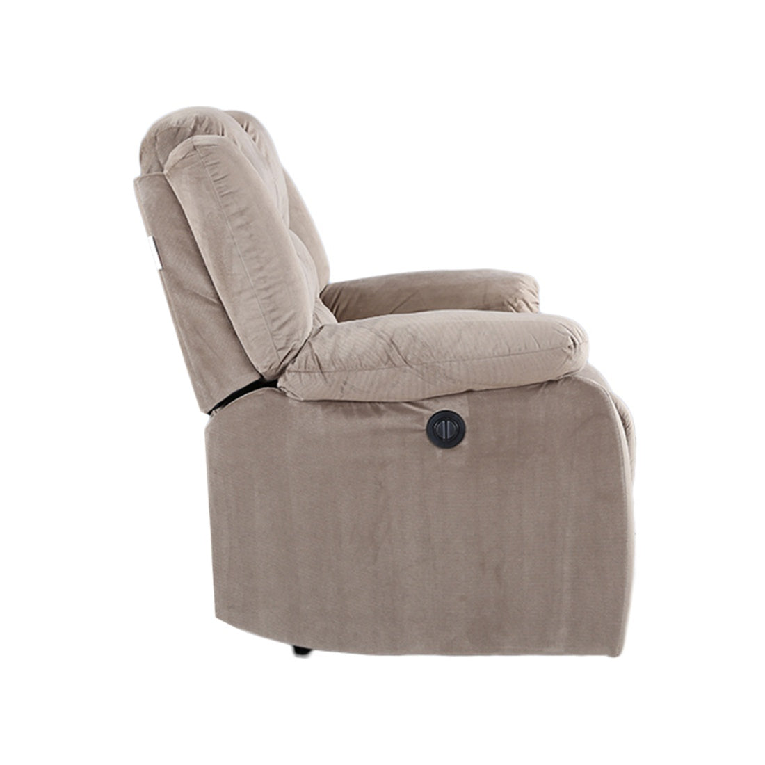 Bradford Fabric Two Seater Recliner in Beige Colour