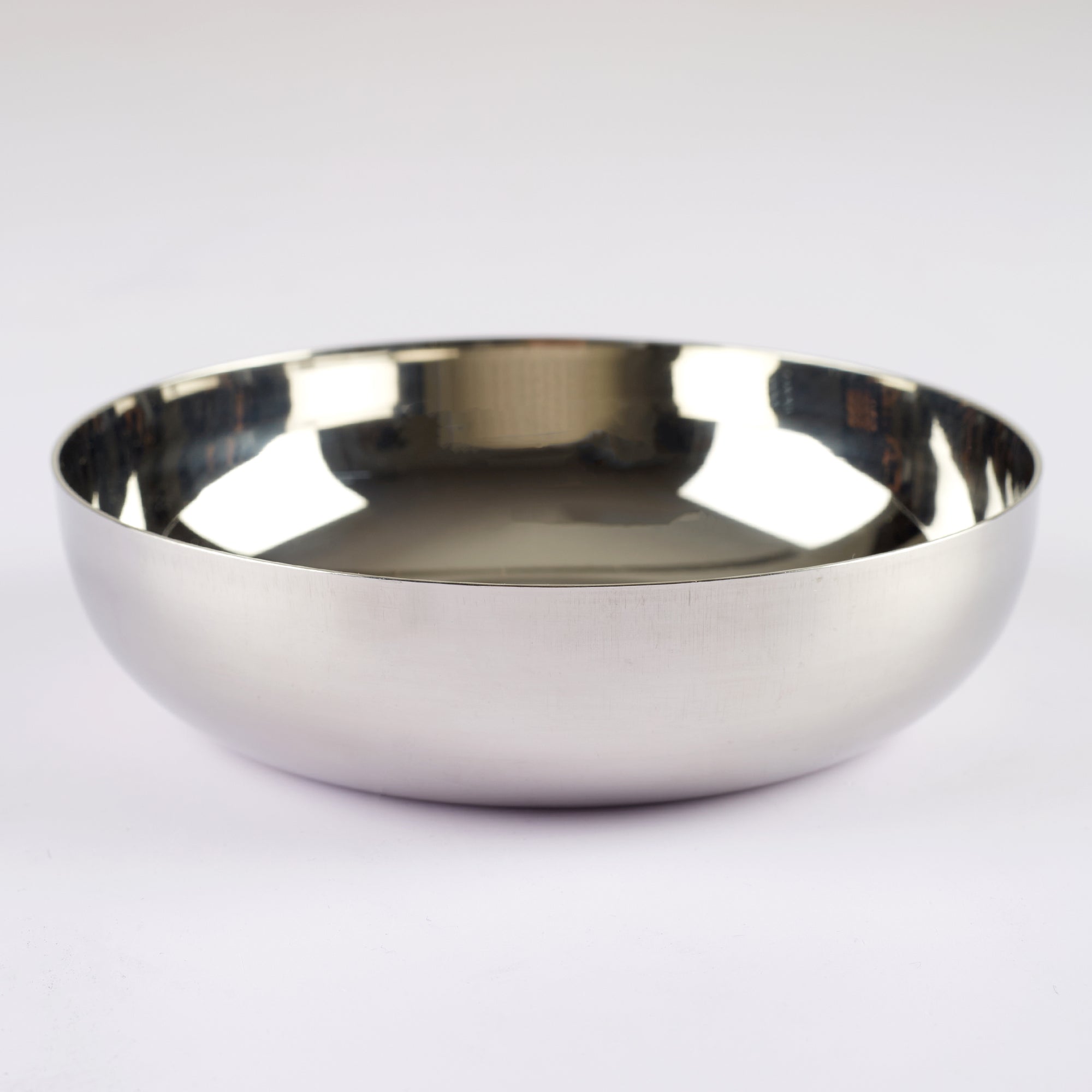 Glisto Stainless Steel Pudding/Dessert Bowl Set of 4 in Silver Colour