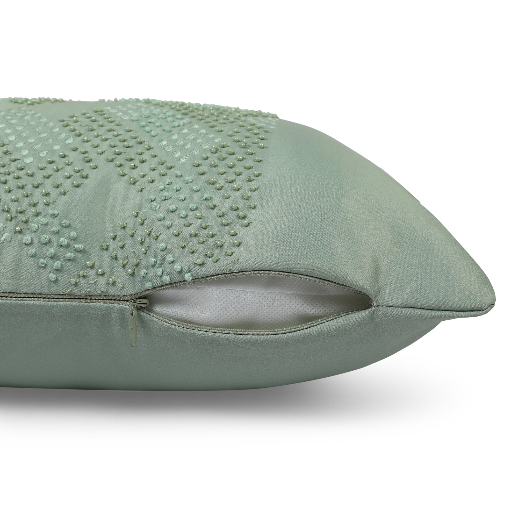 Swarna Cushion Cover Sage, 30x50cm