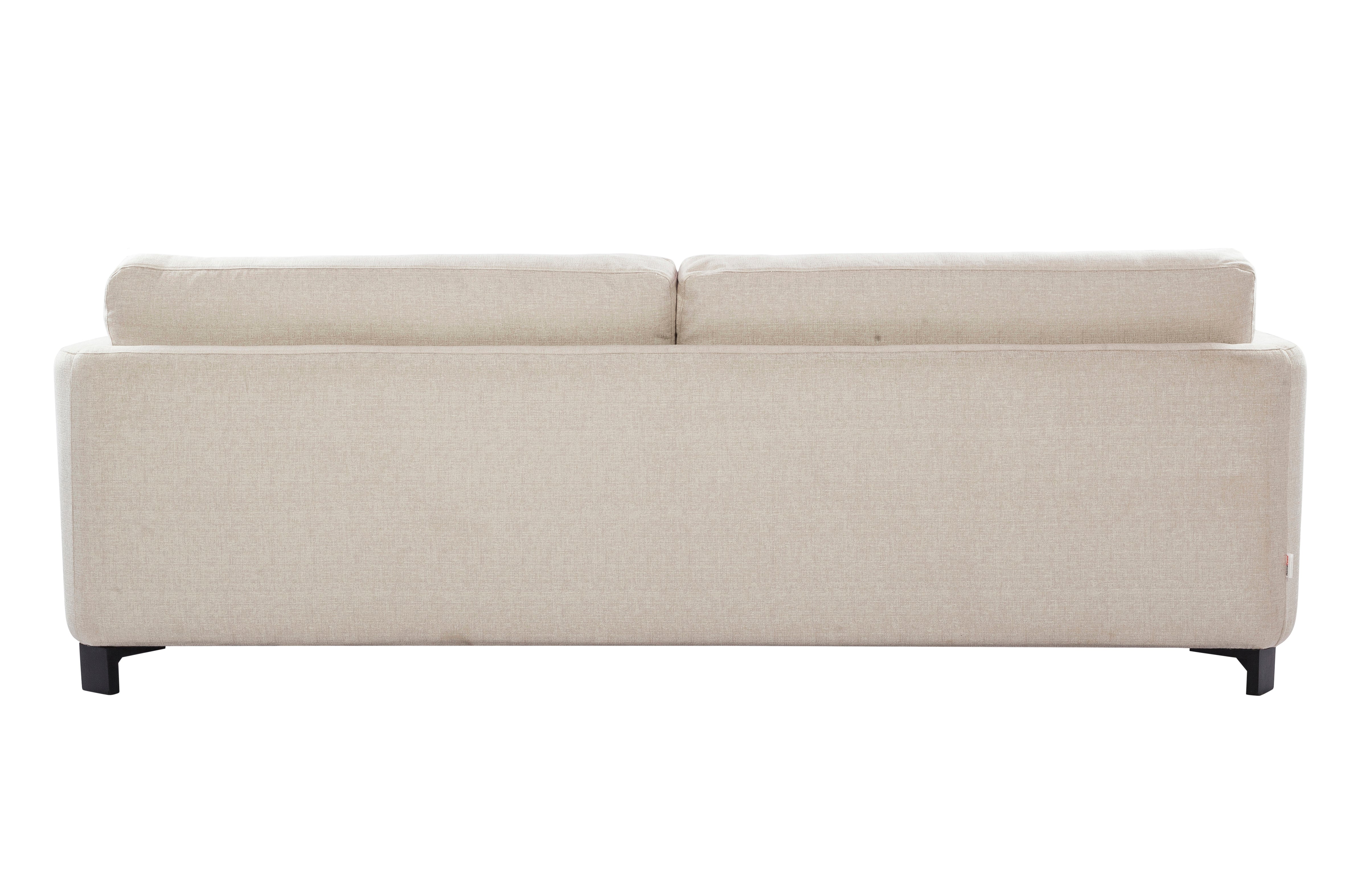 Grace Fabric Four Seater Sofa in Beige Colour