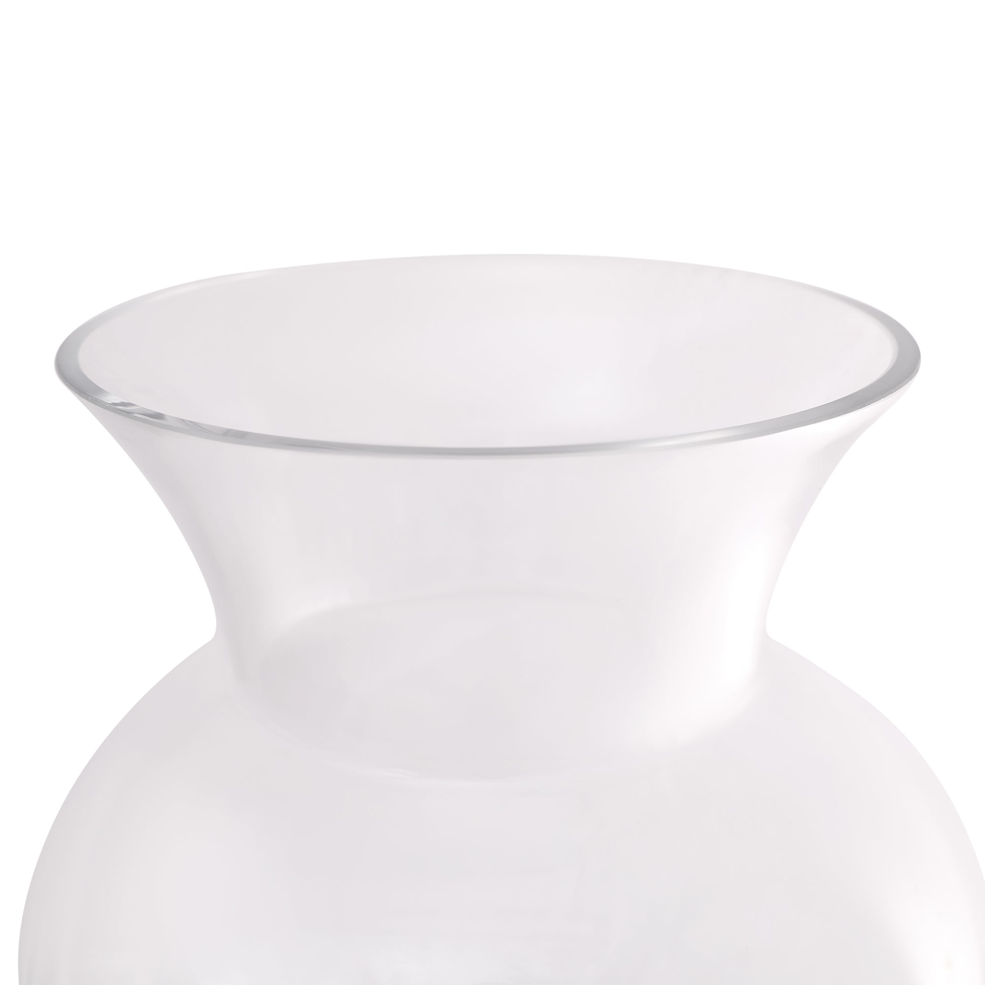 EDEL CLASSIC URN SHAPED CLEAR GLASS VASE LARGE SIZED BY LIVING ESSENCE