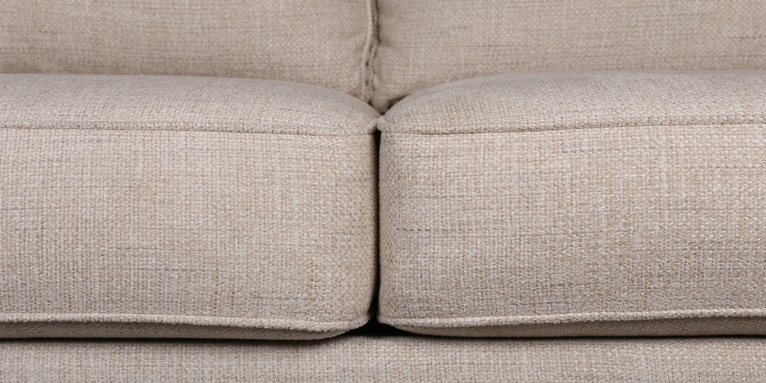 Thames Fabric Two Seater Sofa in Beige Colour