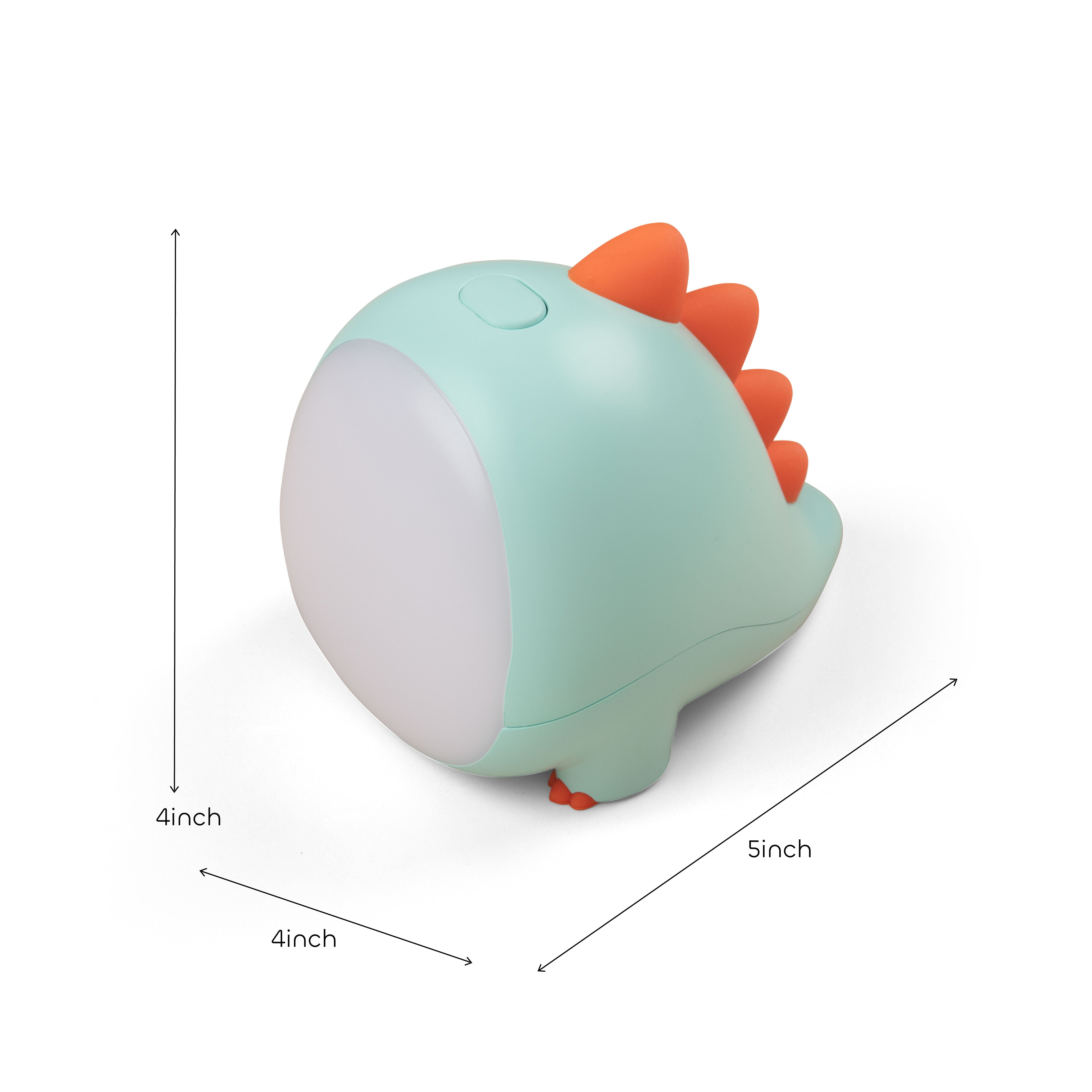 Stegosaur ABS + Silicone Lamp in Blue Colour