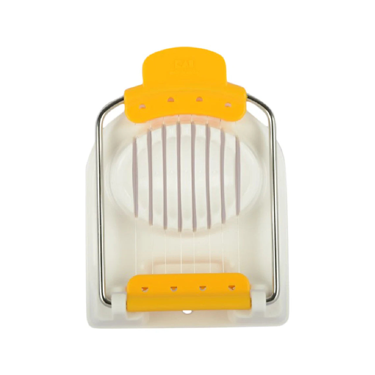 Select Stainless steel Egg Cutter in White/Yellow Colour