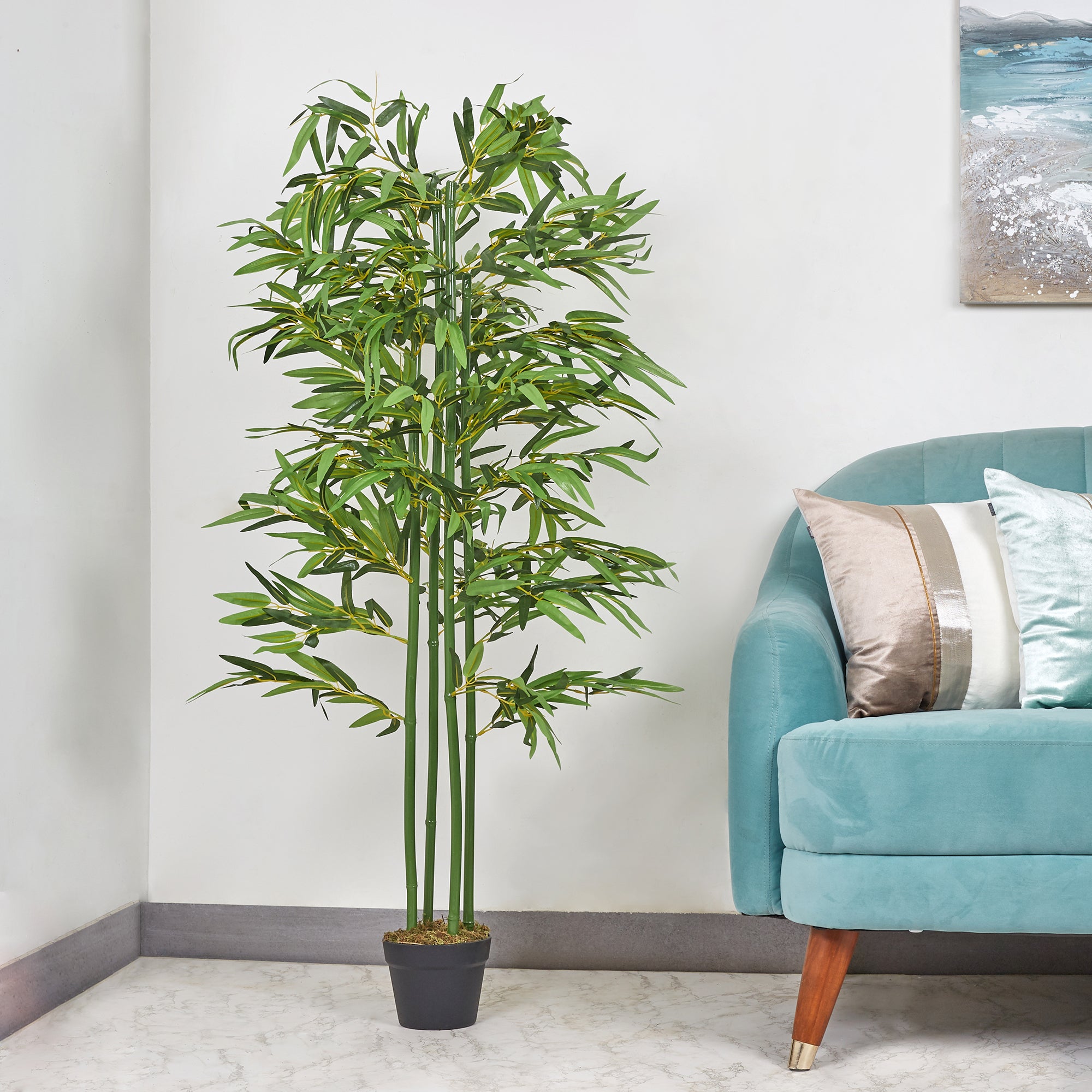 Ilana Artificial Bamboo Potted Tree 160Cm in Green Colour