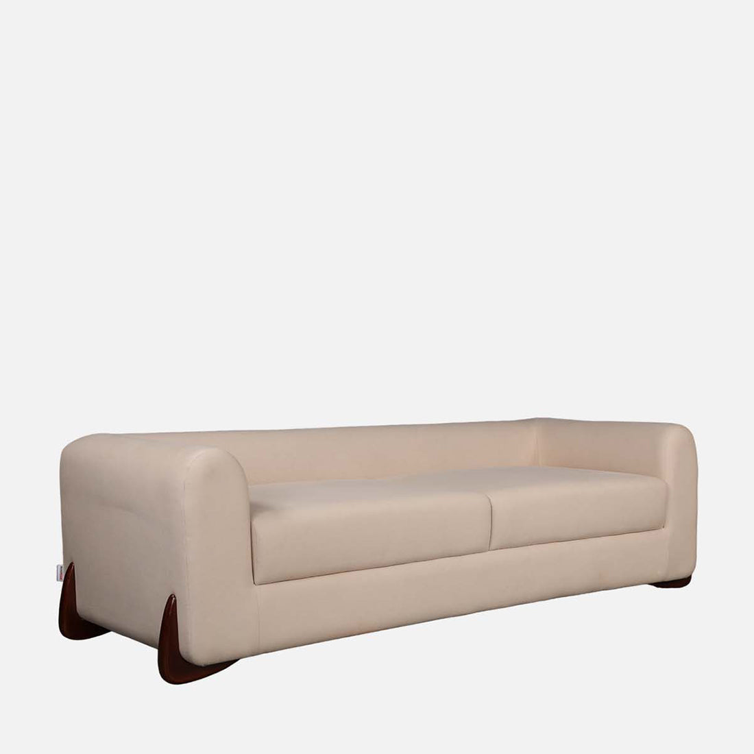 Bodhi Fabric Three Seater Sofa in Beige Colour