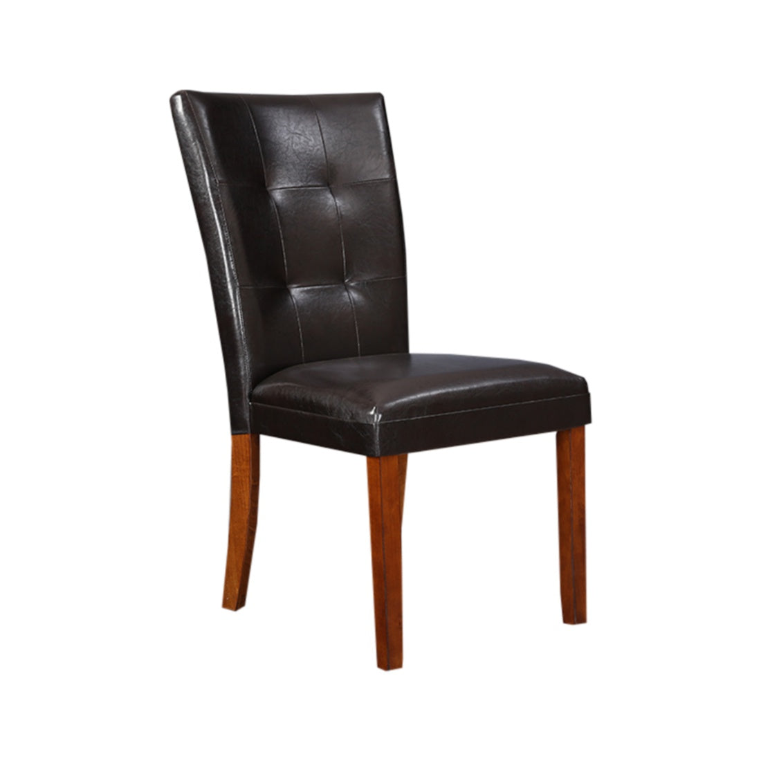 Eden Solidwood Dining Chair Set of 2 in Brown Colour
