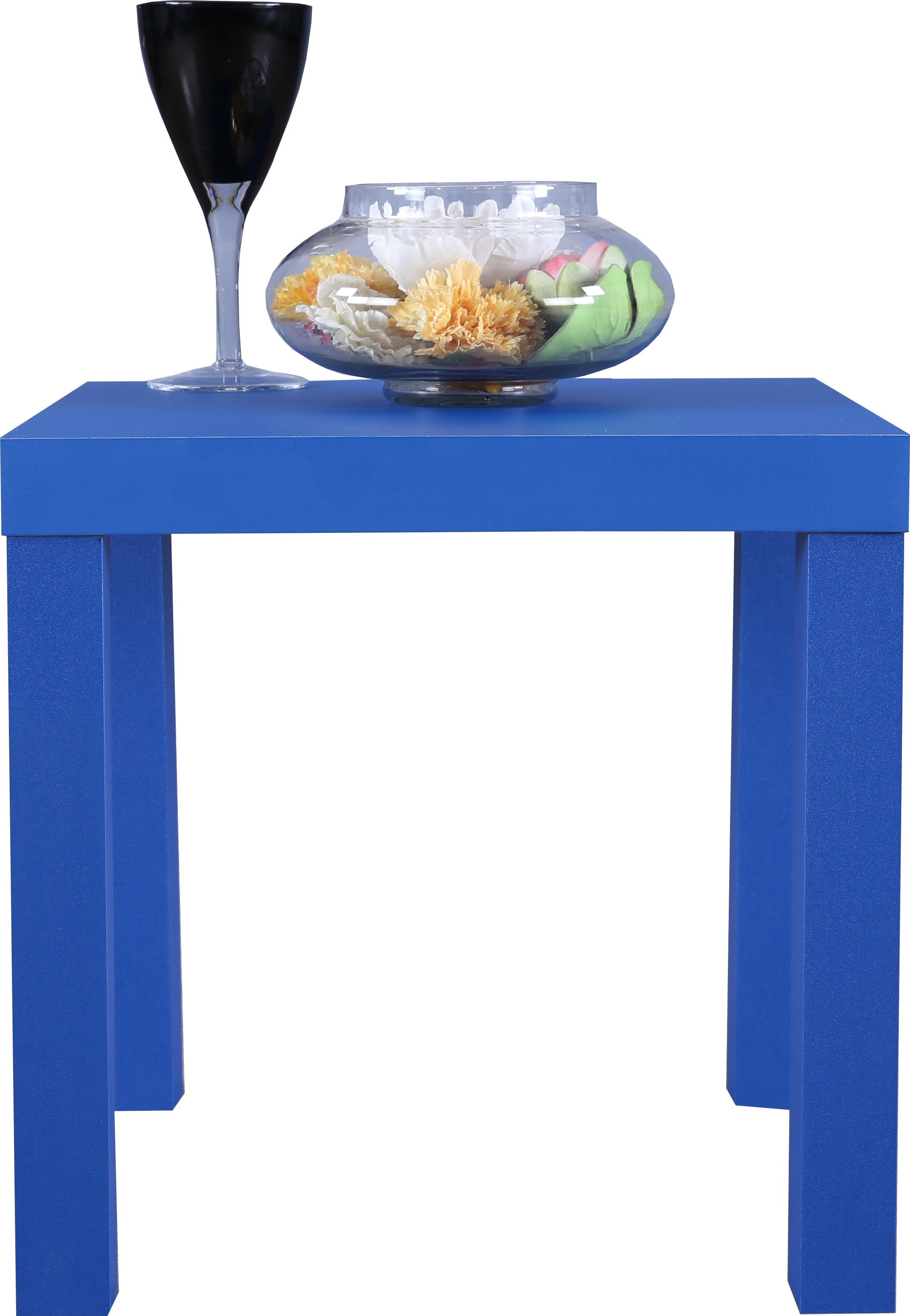 Larix Side Table in Blue Colour