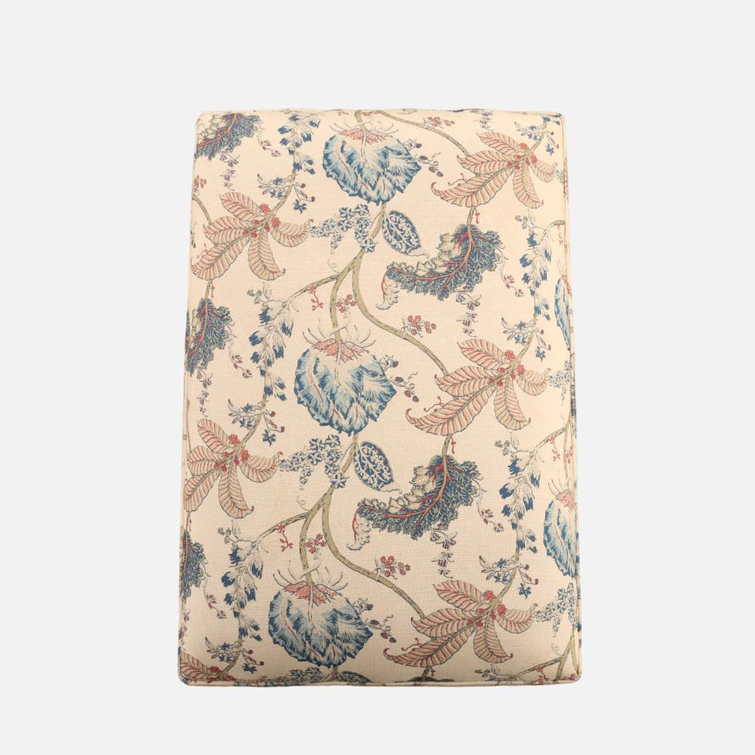 Azalea Fabric Ottomans in Peach Printed Colour