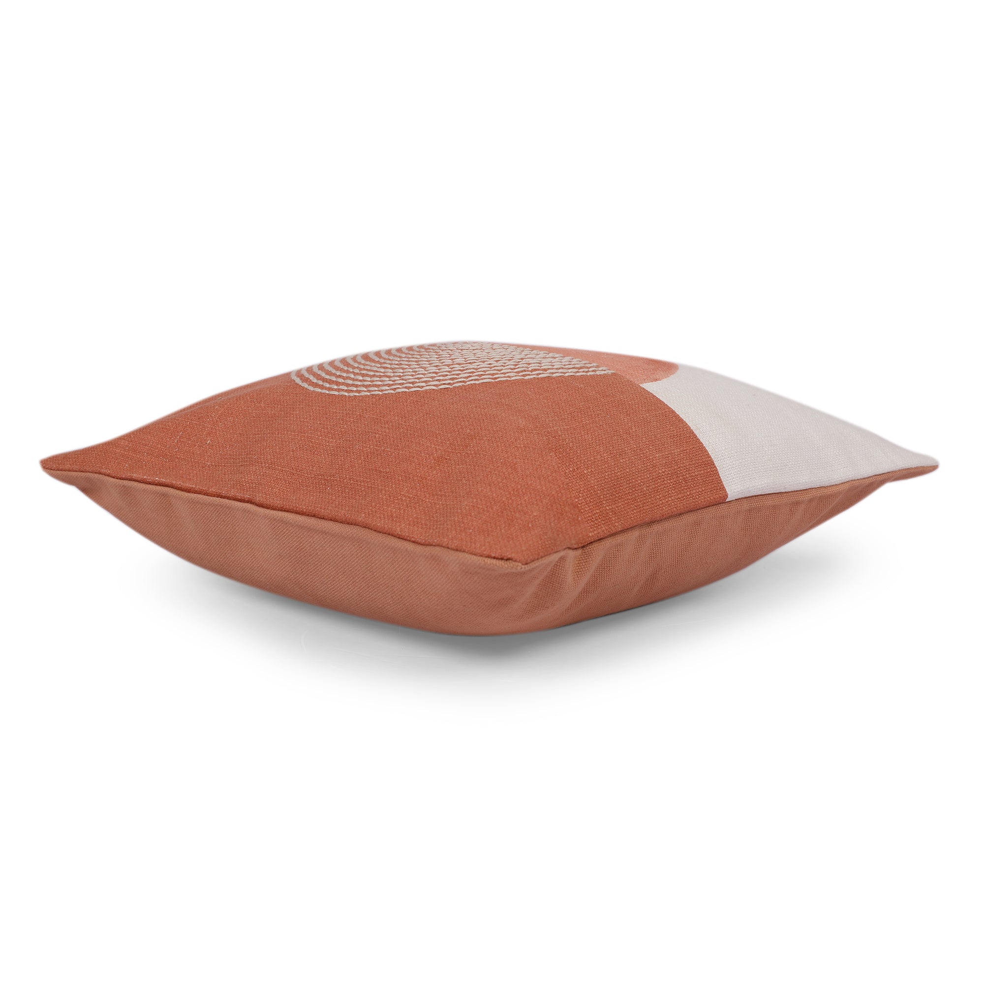Modern Chic Cushion Cover Rust/Off White, 30X30cm