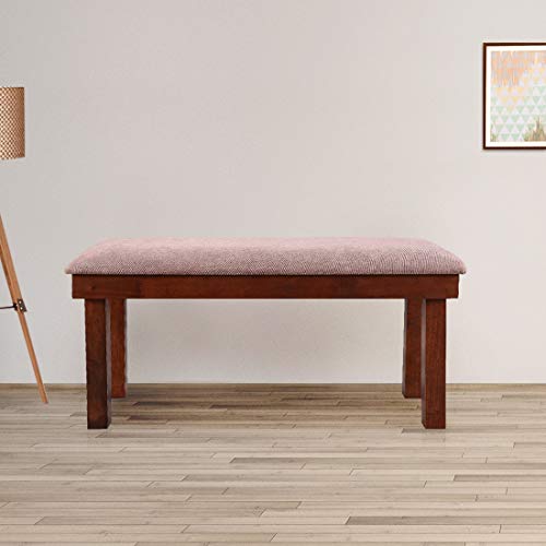 Hopton Solidwood Dining Bench for 4 Seater in Walnut Colour
