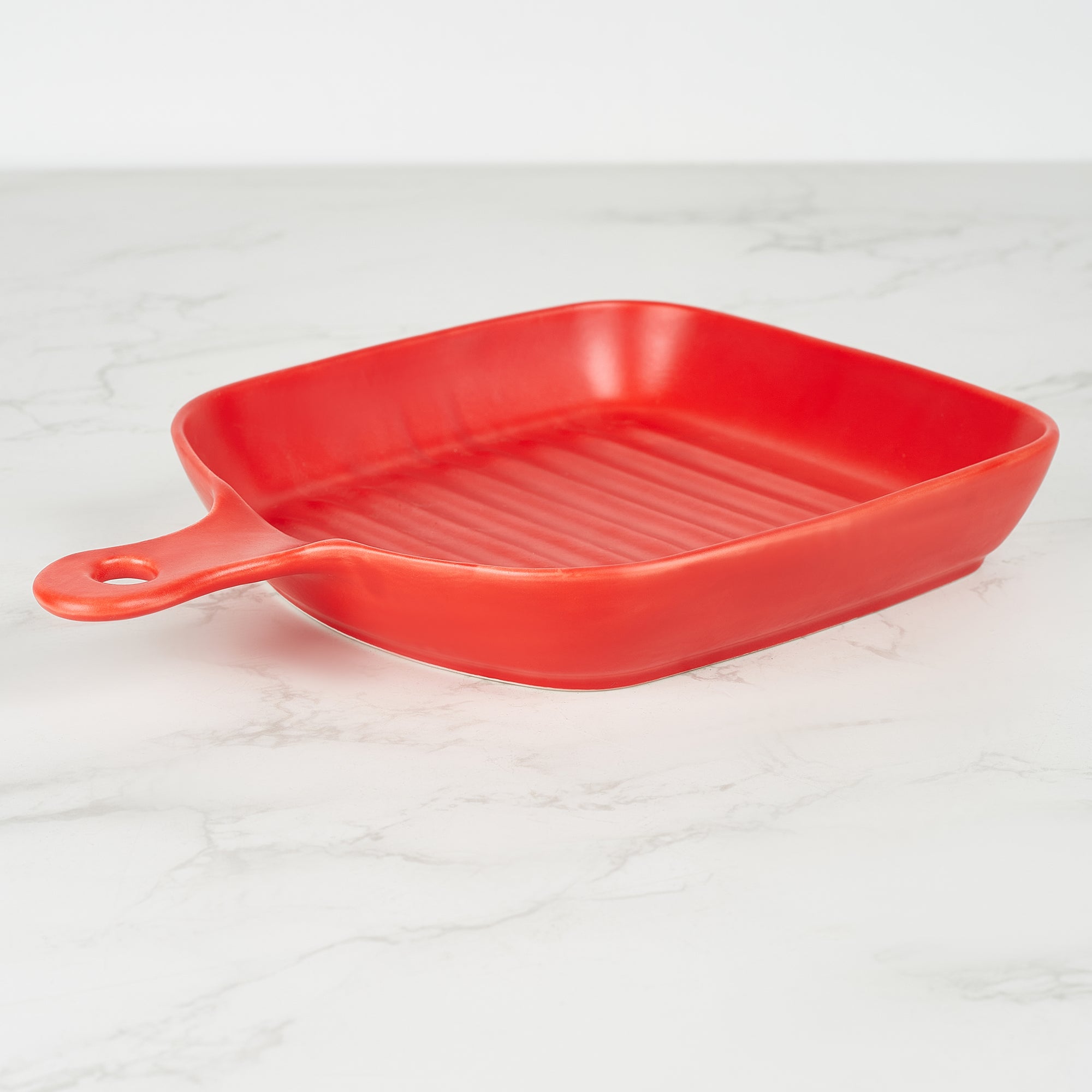 Ace Ceramic Square Serving Platter in Assorted Colour