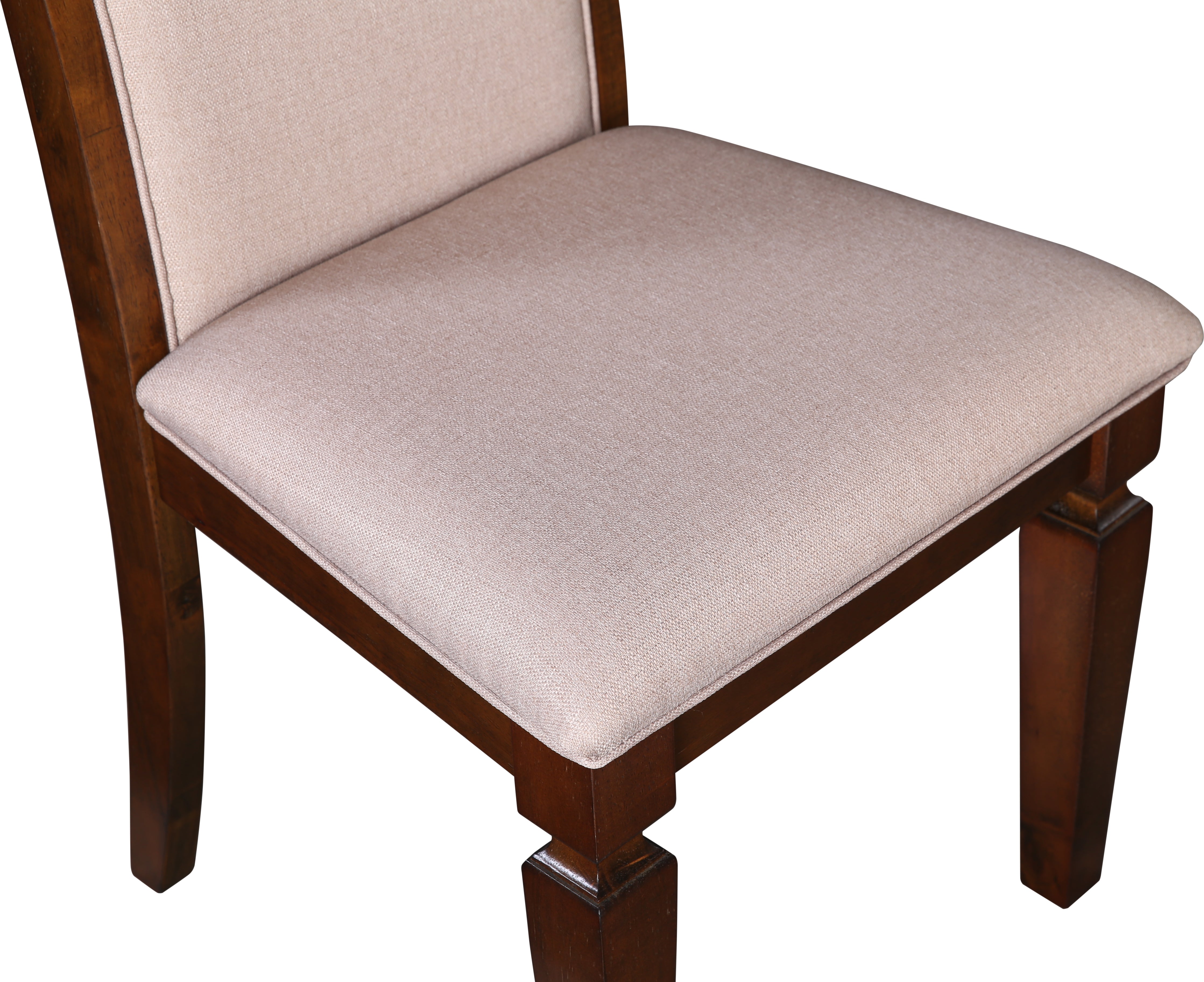 Bliss Solidwood Dining Chair Set of 2 in Beige Colour