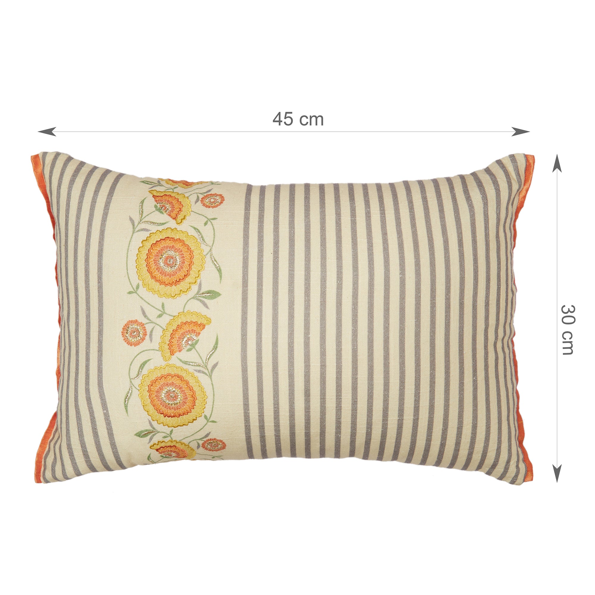Swarna Cotton Cushion Cover 30x45 cm in Multi Colour