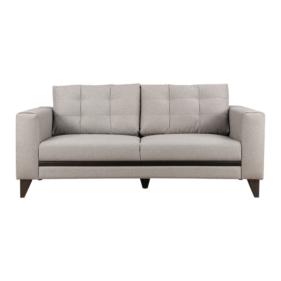 Garcia Fabric 3 Seater Sofa in Grey Colour
