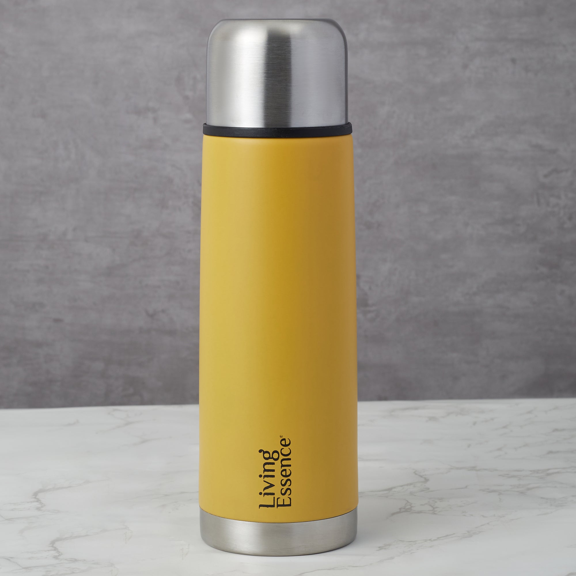 Fiesta Thermosteel Puro Vaccum Flask Combo Set of 2 in Mustard Colour