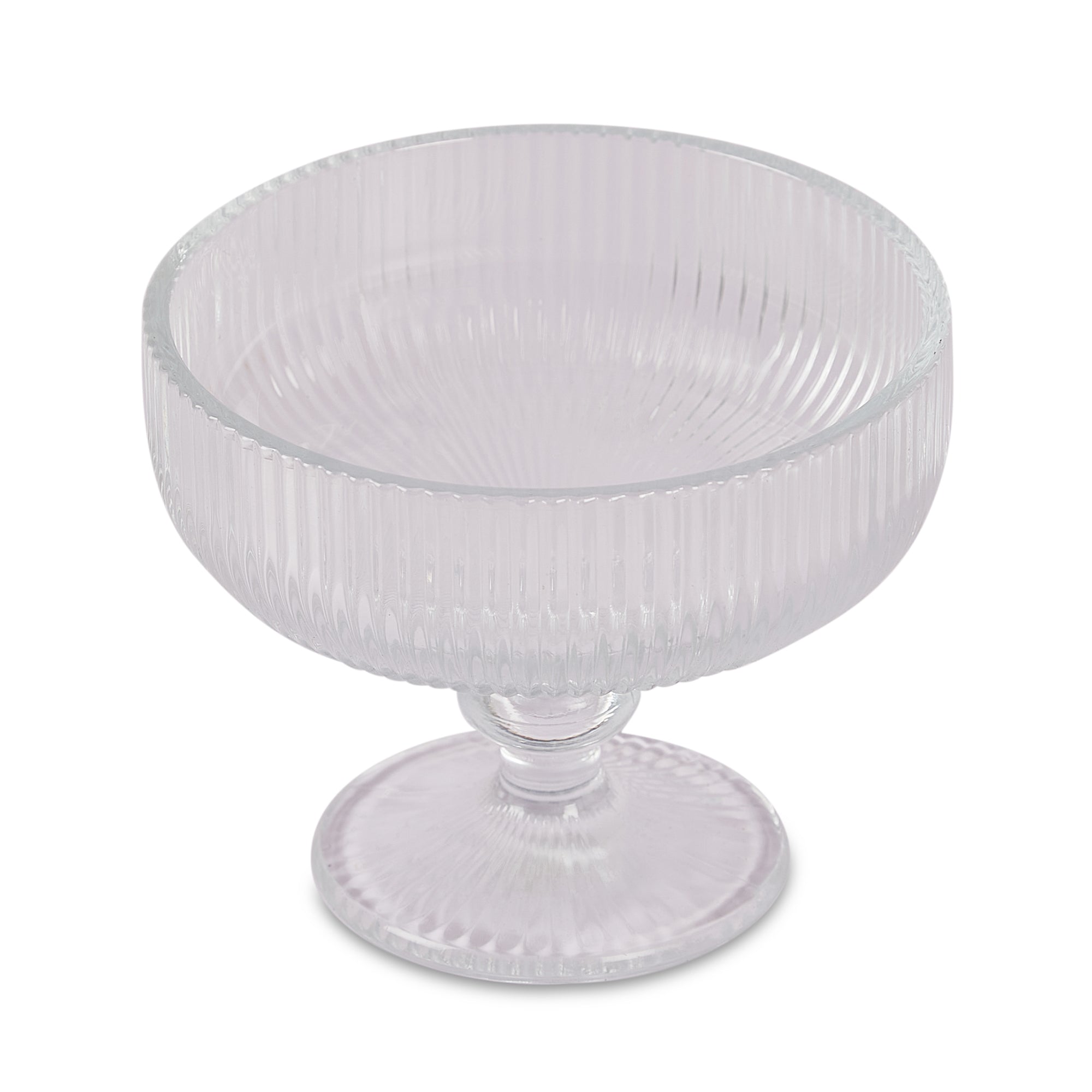 Sapphire  Dessert/Ice Cream/Pudding Bowl Set of 6 in Transparent Colour